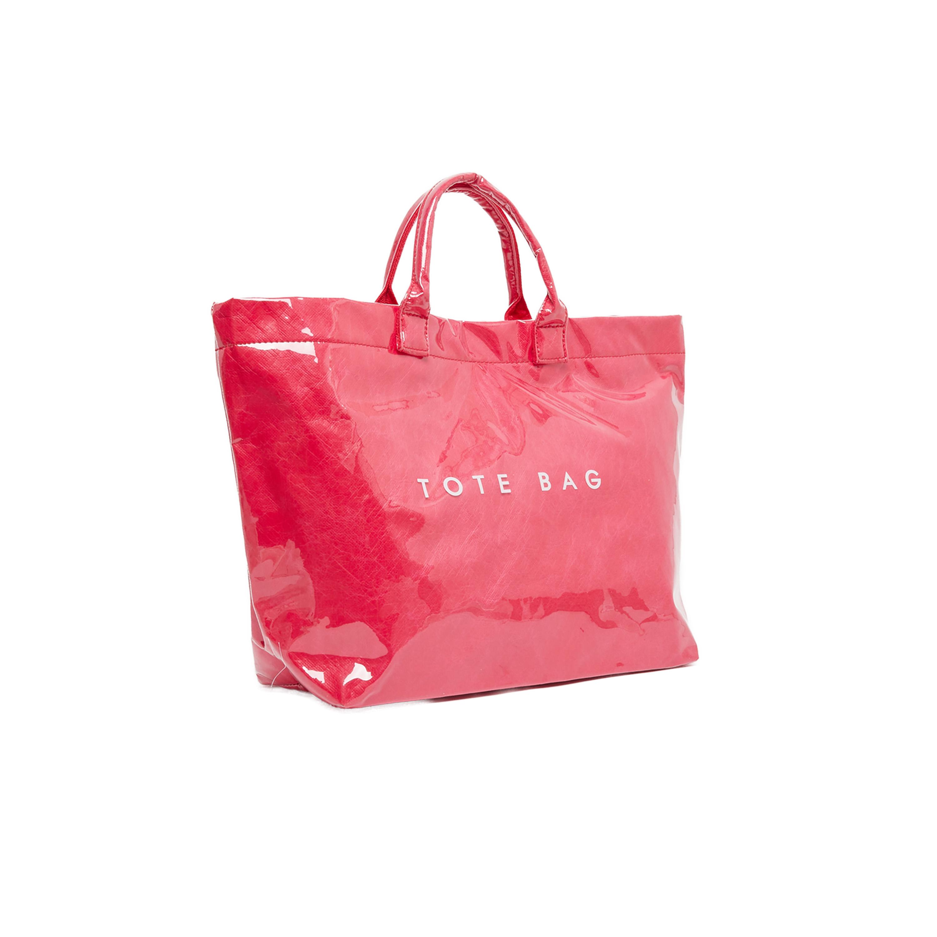 Styli Red Glossy Tote Bag-women-bagsandwallets-handbags-image-1