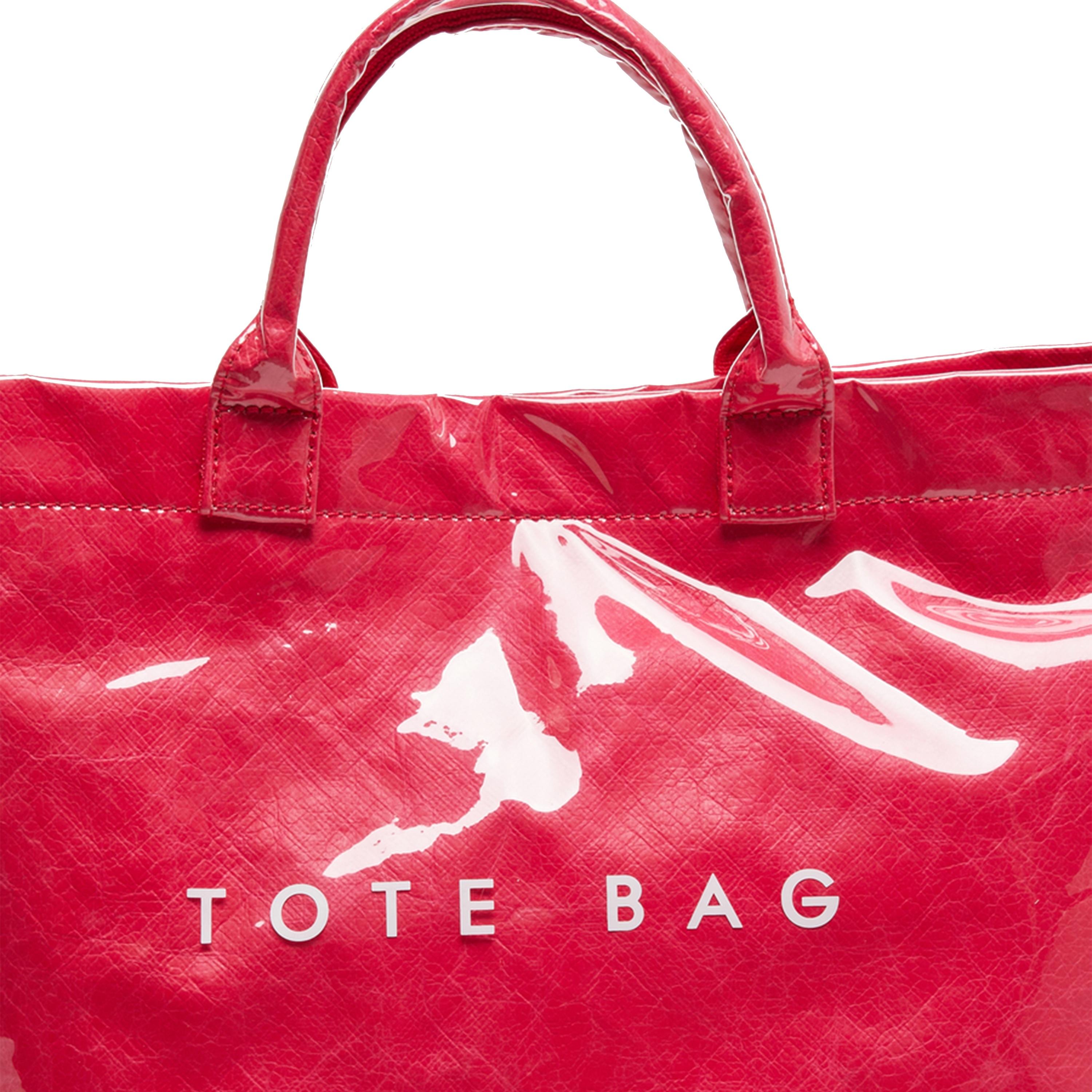 Styli Red Glossy Tote Bag-women-bagsandwallets-handbags-image-3