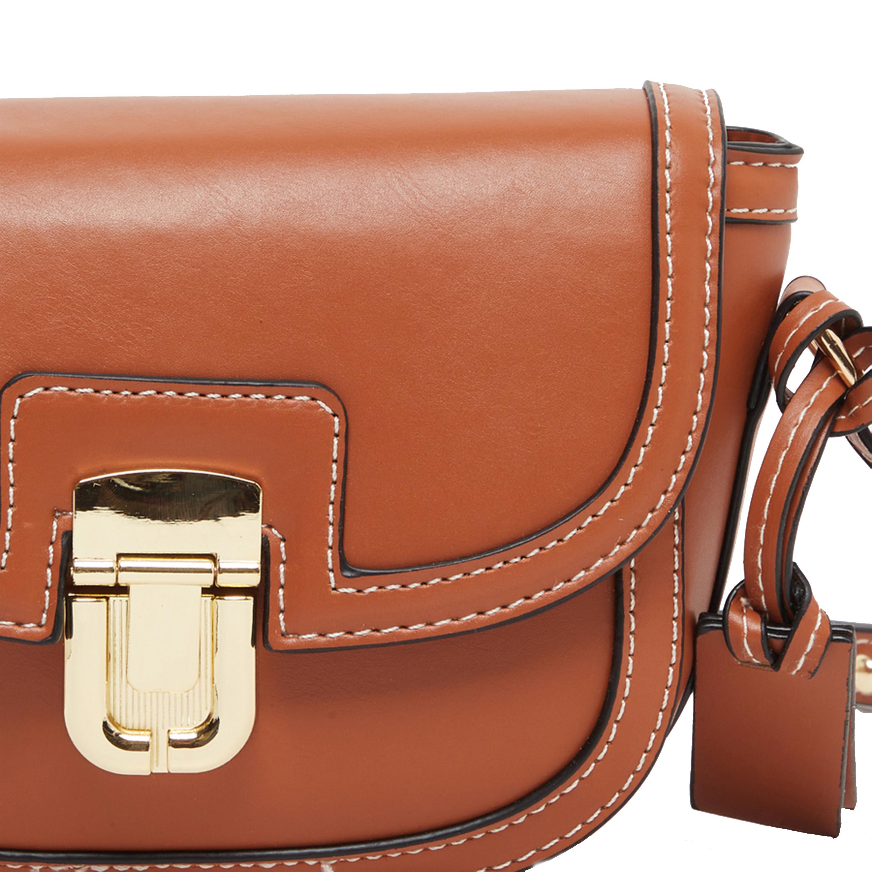 Styli Brown Baguette Shoulder Bag-women-bagsandwallets-handbags-image-3
