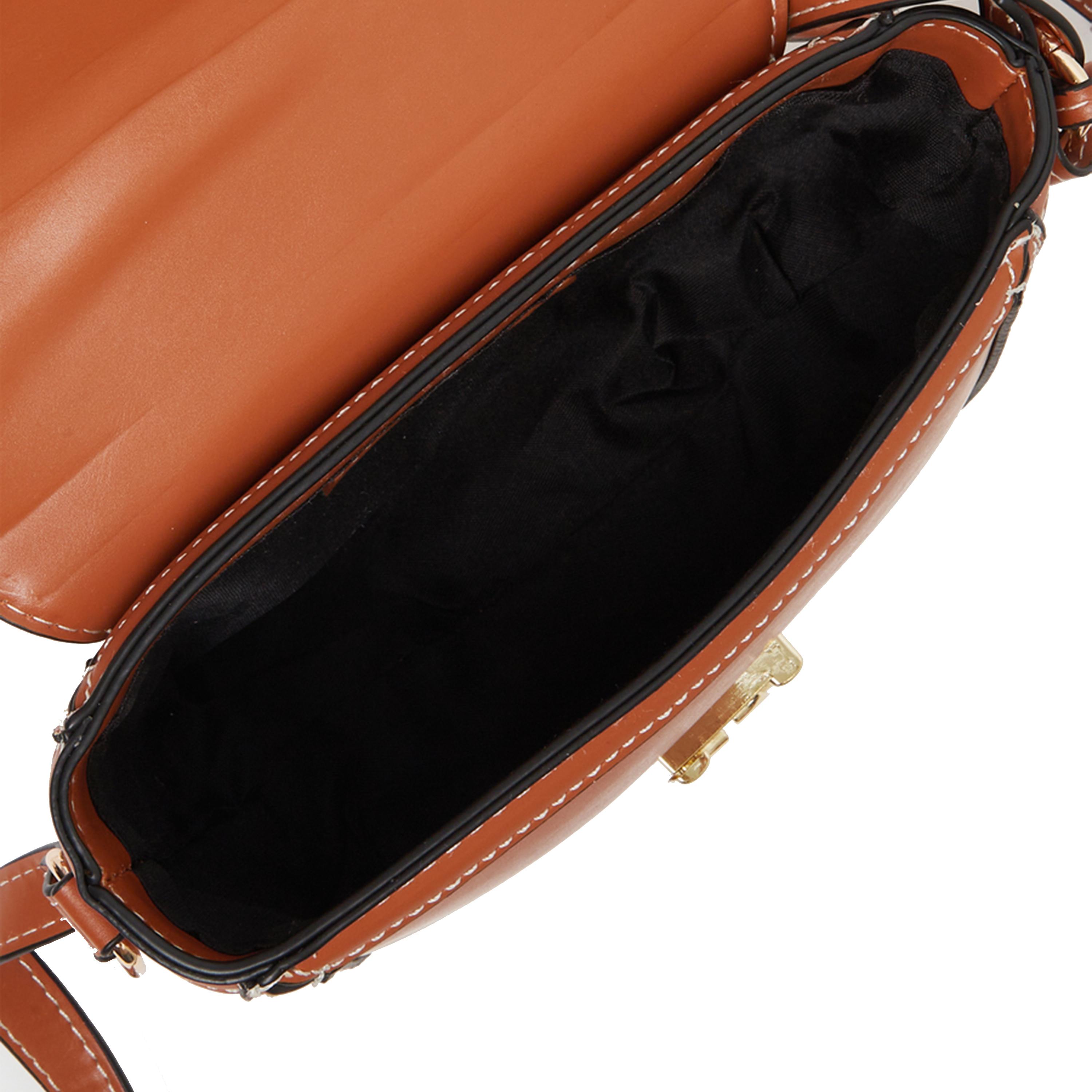Styli Brown Baguette Shoulder Bag-women-bagsandwallets-handbags-image-4