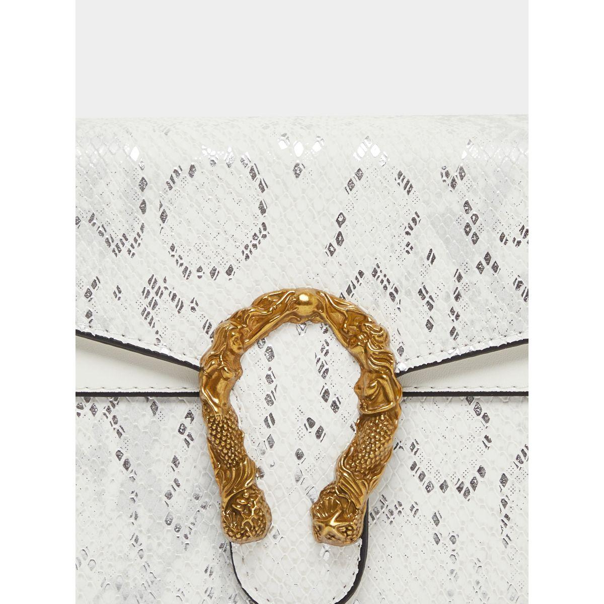Styli Textured Shoulder Bag with Chain Strap-women-bagsandwallets-handbags-image-3