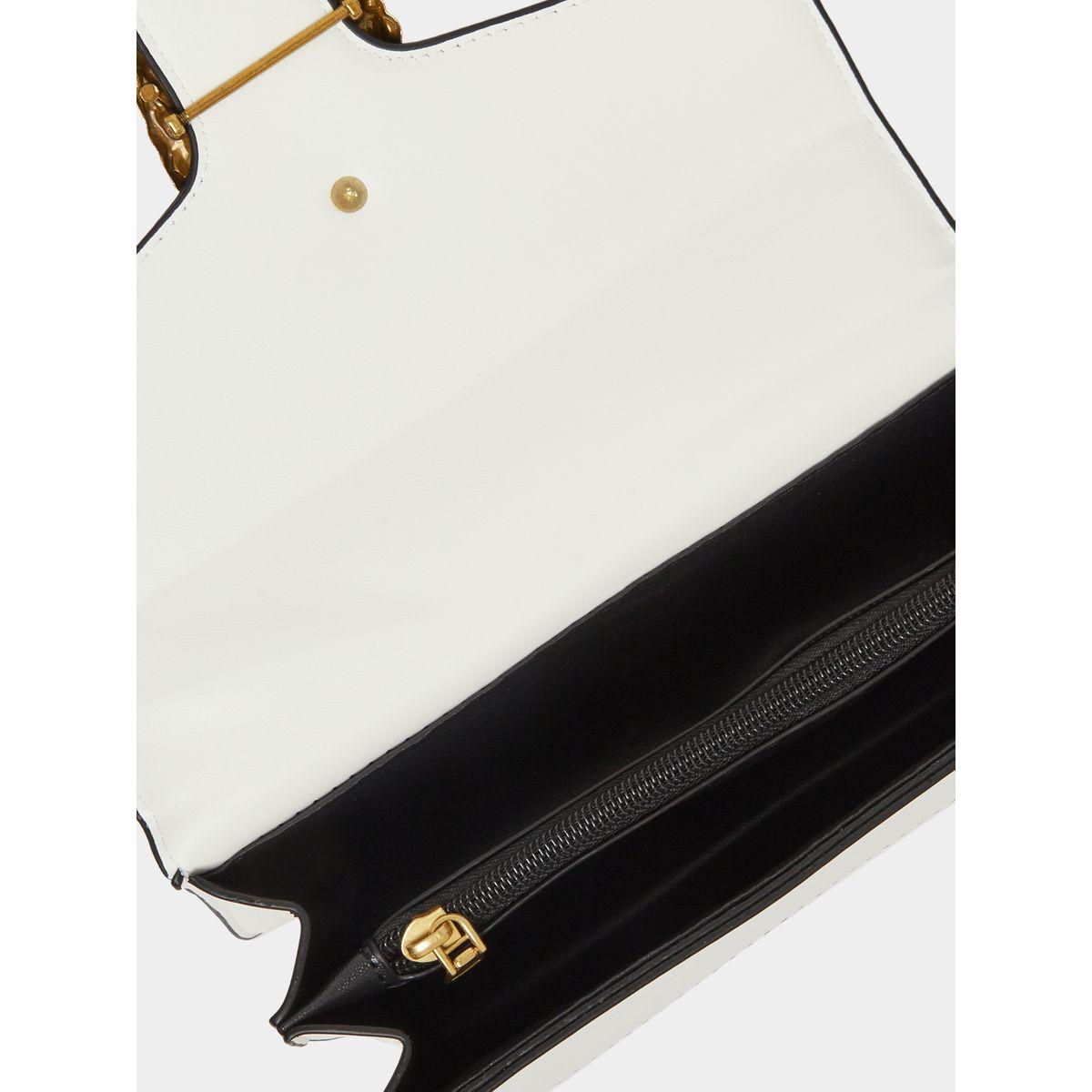 Styli Textured Shoulder Bag with Chain Strap-women-bagsandwallets-handbags-image-4