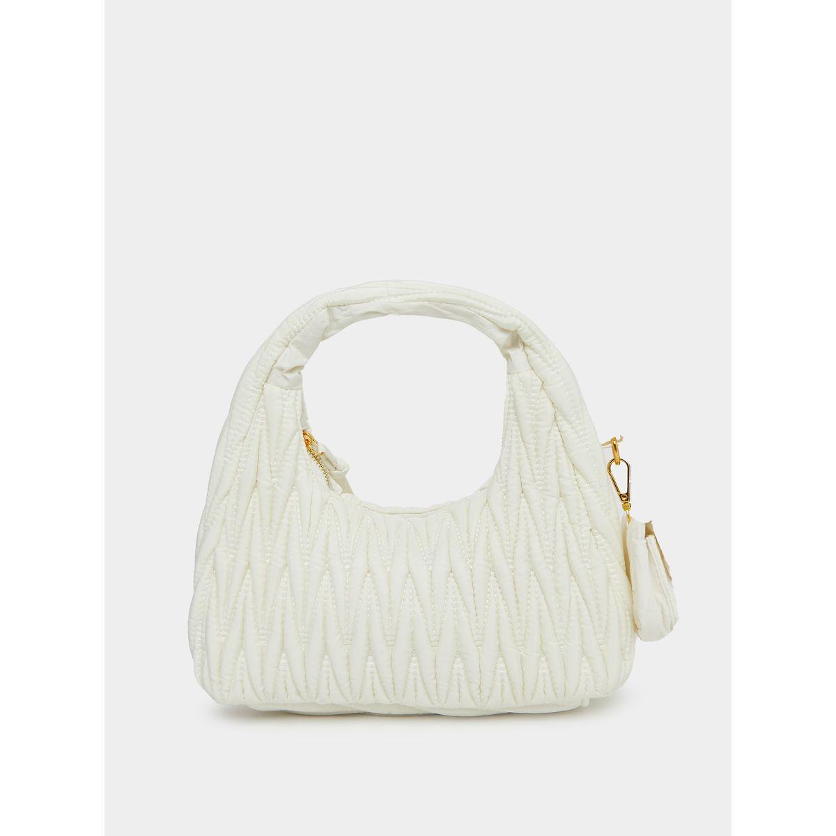 Styli Quilted Hobo Bag with Zip Closure-women-bagsandwallets-handbags-image-2