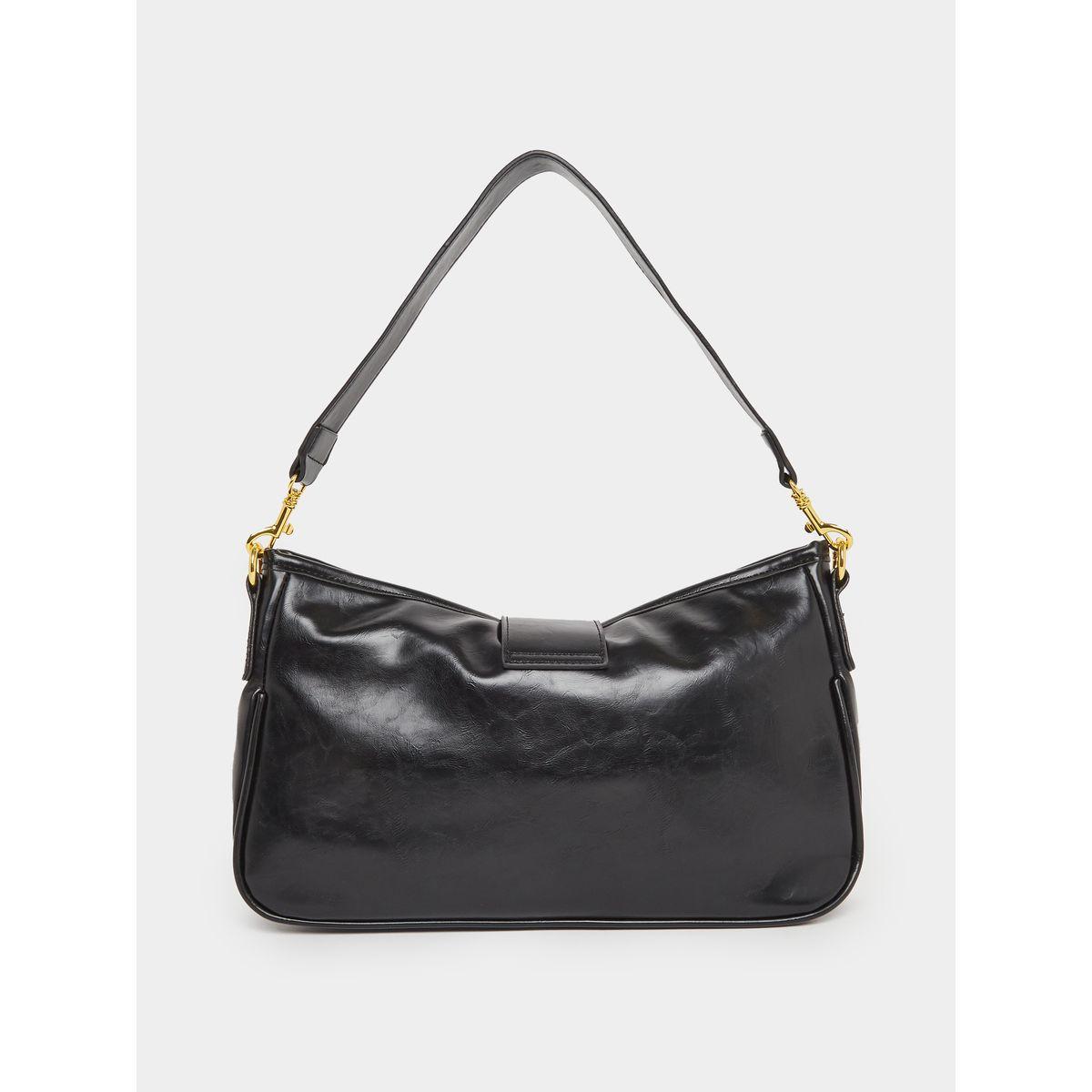 Styli Solid Handbag with Adjustable Strap-women-bagsandwallets-handbags-image-2