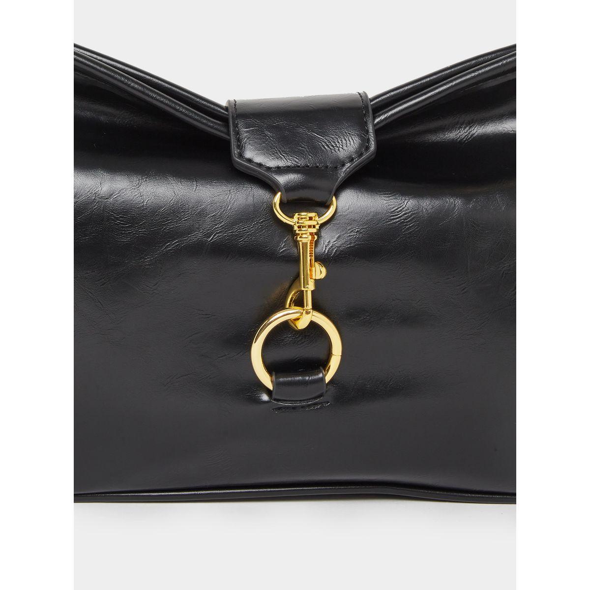 Styli Solid Handbag with Adjustable Strap-women-bagsandwallets-handbags-image-3