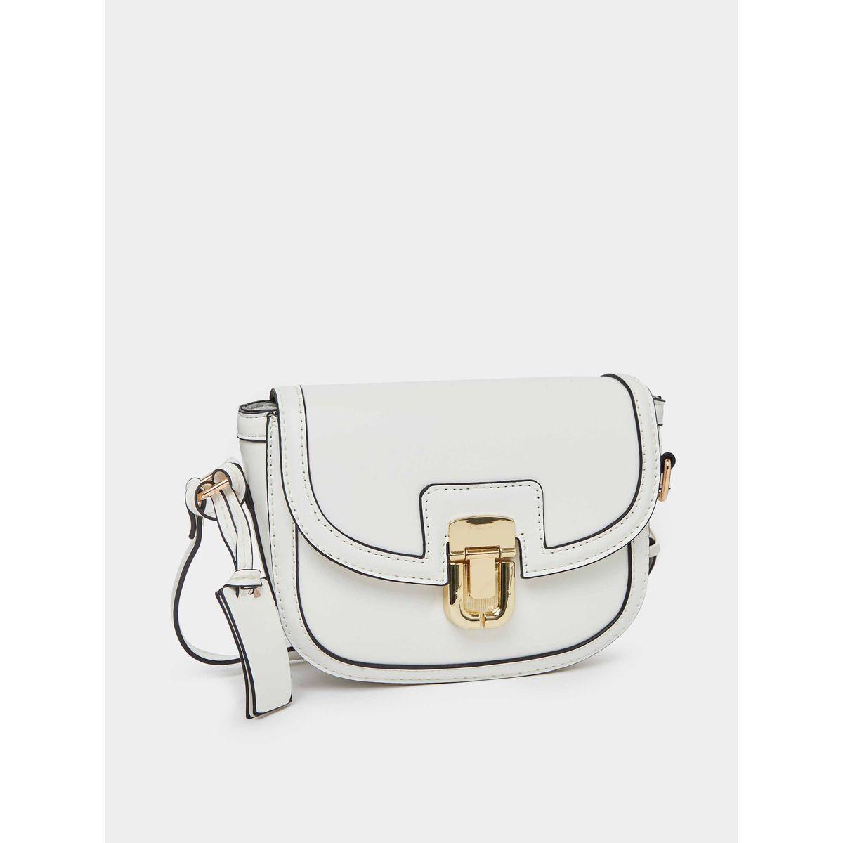 Styli Solid Crossbody Bag with Adjustable Strap-women-bagsandwallets-handbags-image-1