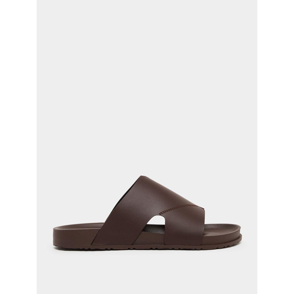 Styli Cut Out Thick Band Slip on Sandals-men-shoes-sandals-image-2