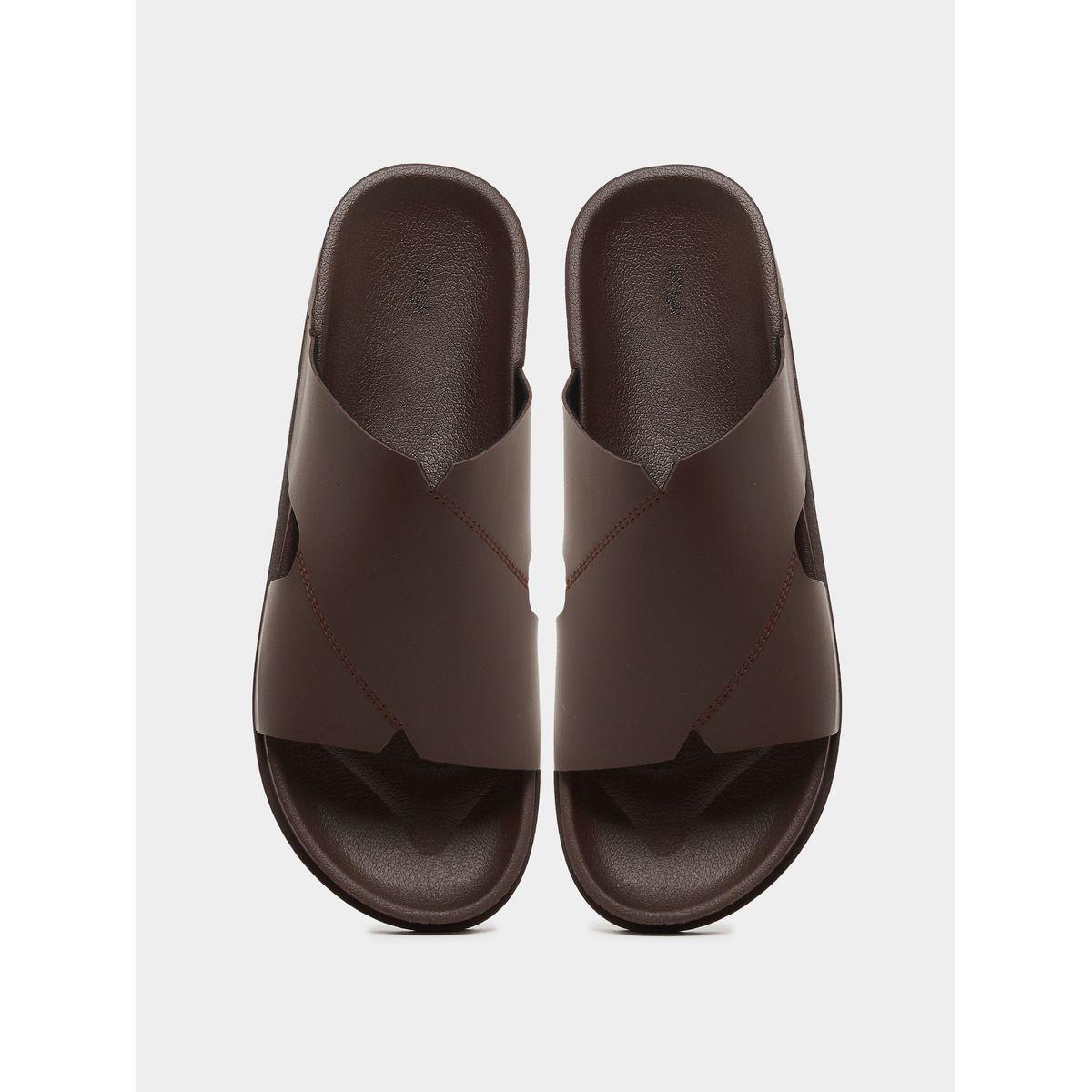 Styli Cut Out Thick Band Slip on Sandals-men-shoes-sandals-image-6