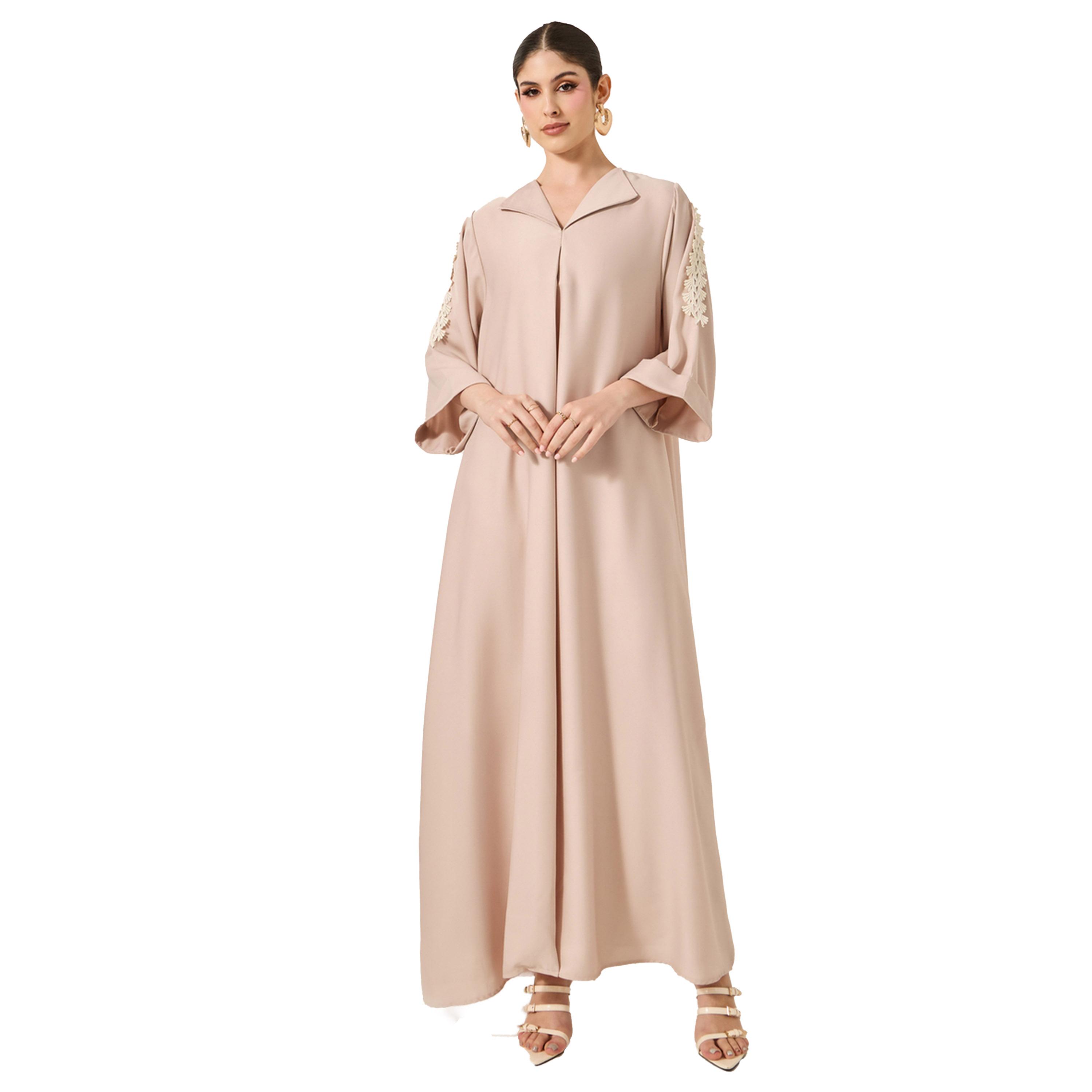أميرة x ستايلي جلابية بتفاصيل مُطرّزة ودانتيل-women-arabicclothing-jalabiyas-image-2