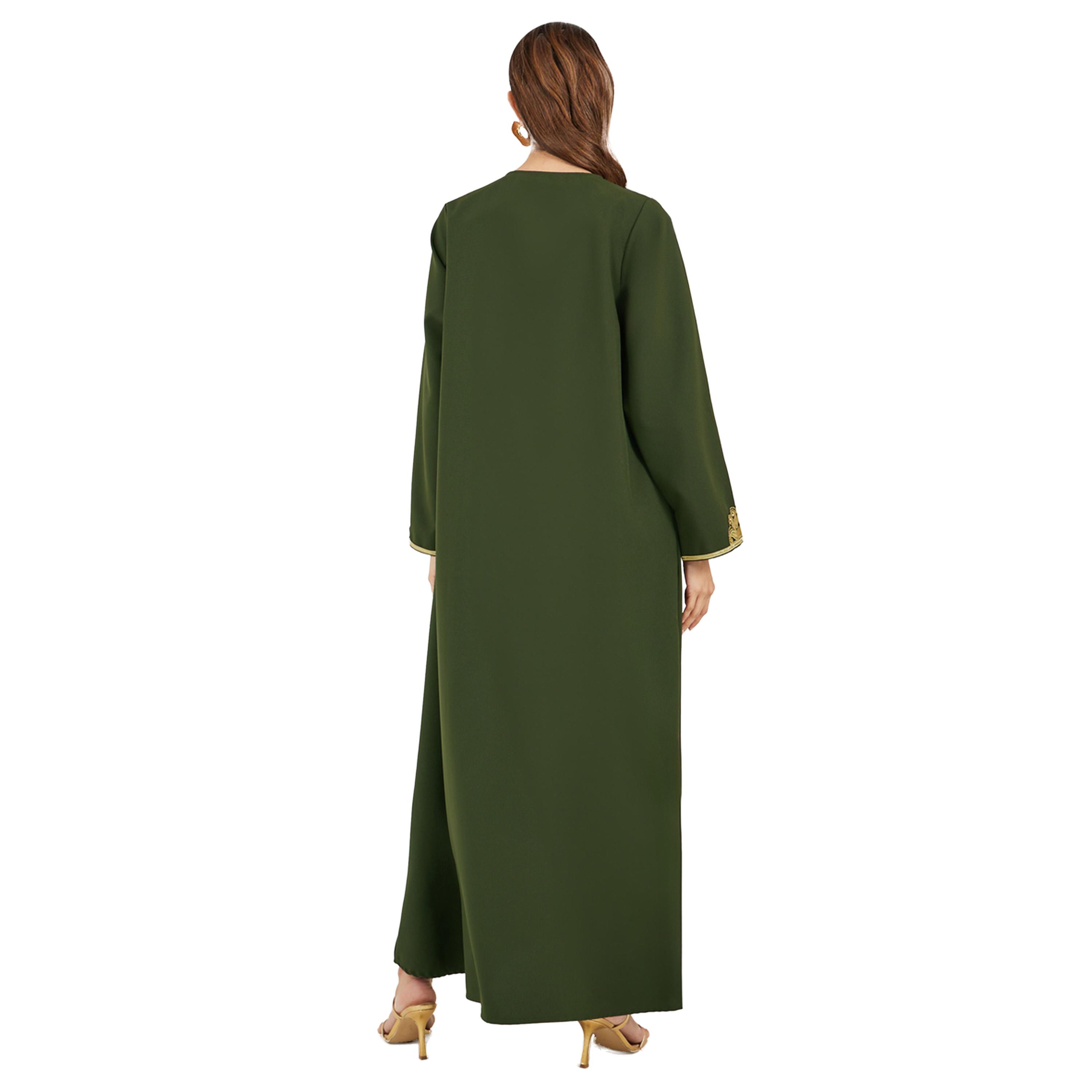أميرة x ستايلي جلابية بحافة واسعة بتفاصيل دانتيل-women-arabicclothing-jalabiyas-image-5