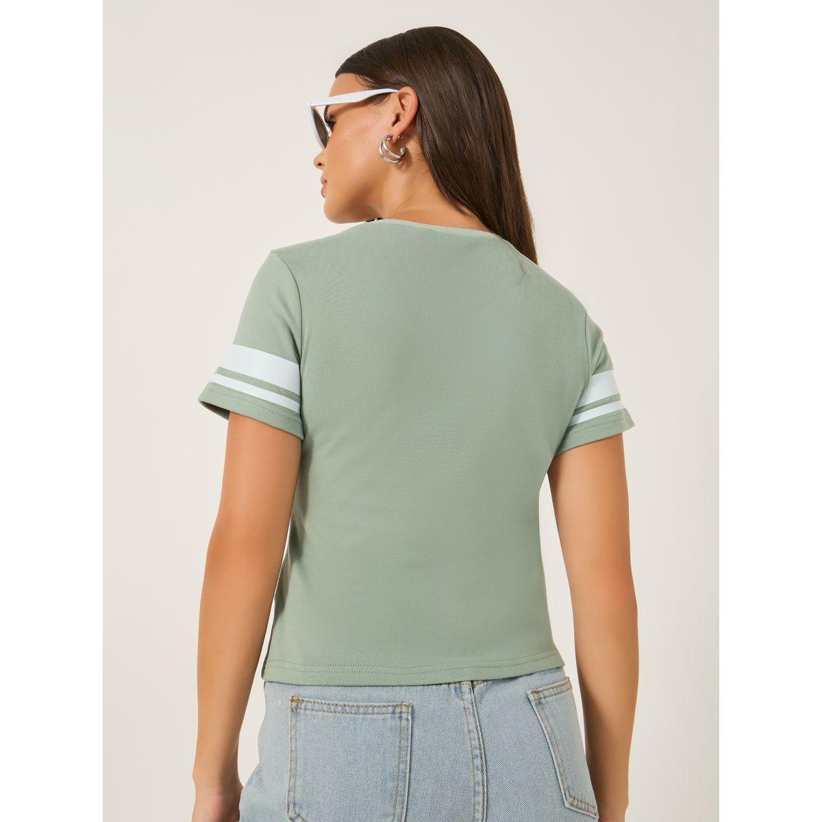 Styli Varsity Print Short Sleeve Cropped Fitted T-Shirt-women-clothing-tshirts-image-4