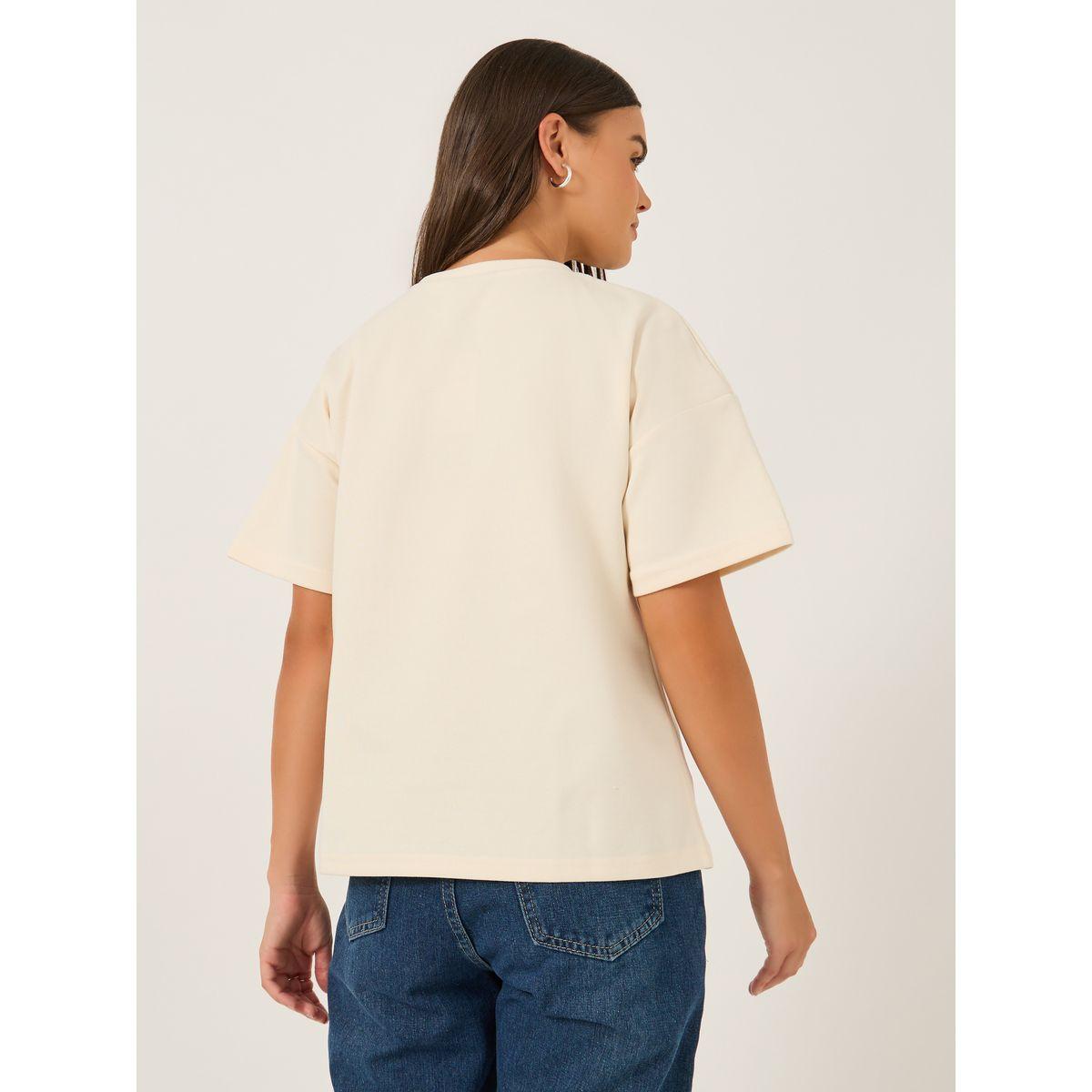 Styli Slogan Print Short Sleeve Oversized T-Shirt-women-clothing-tshirts-image-5
