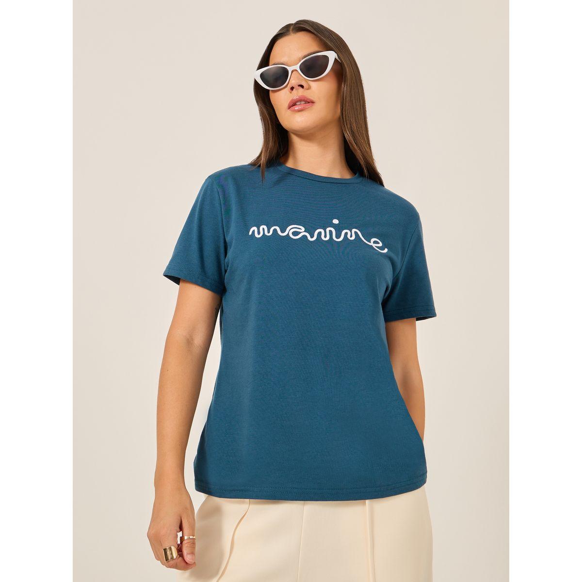 Styli 3D Embroidered Short Sleeve Regular Fit T-Shirt-women-clothing-tshirts-image-3