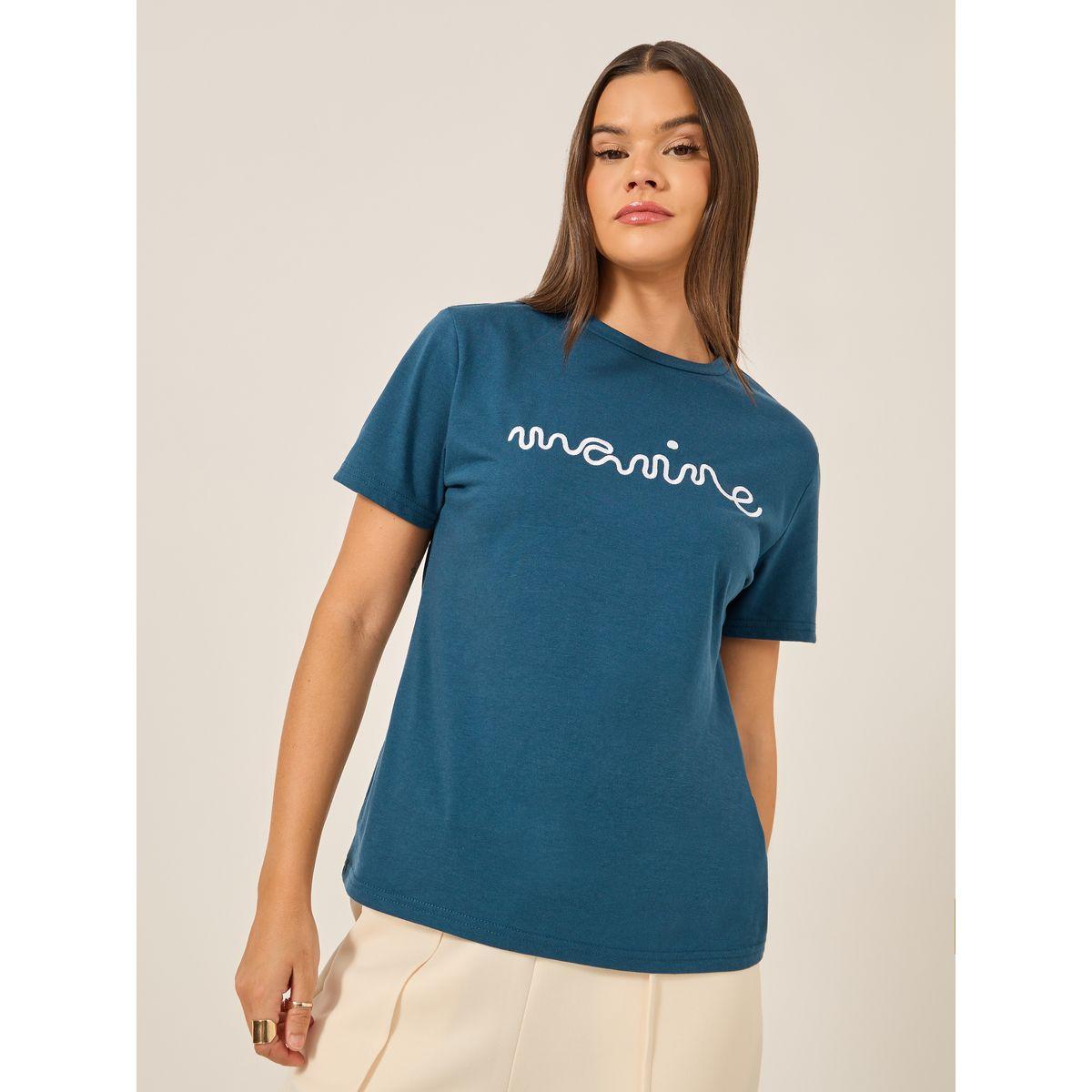 Styli 3D Embroidered Short Sleeve Regular Fit T-Shirt-women-clothing-tshirts-image-4