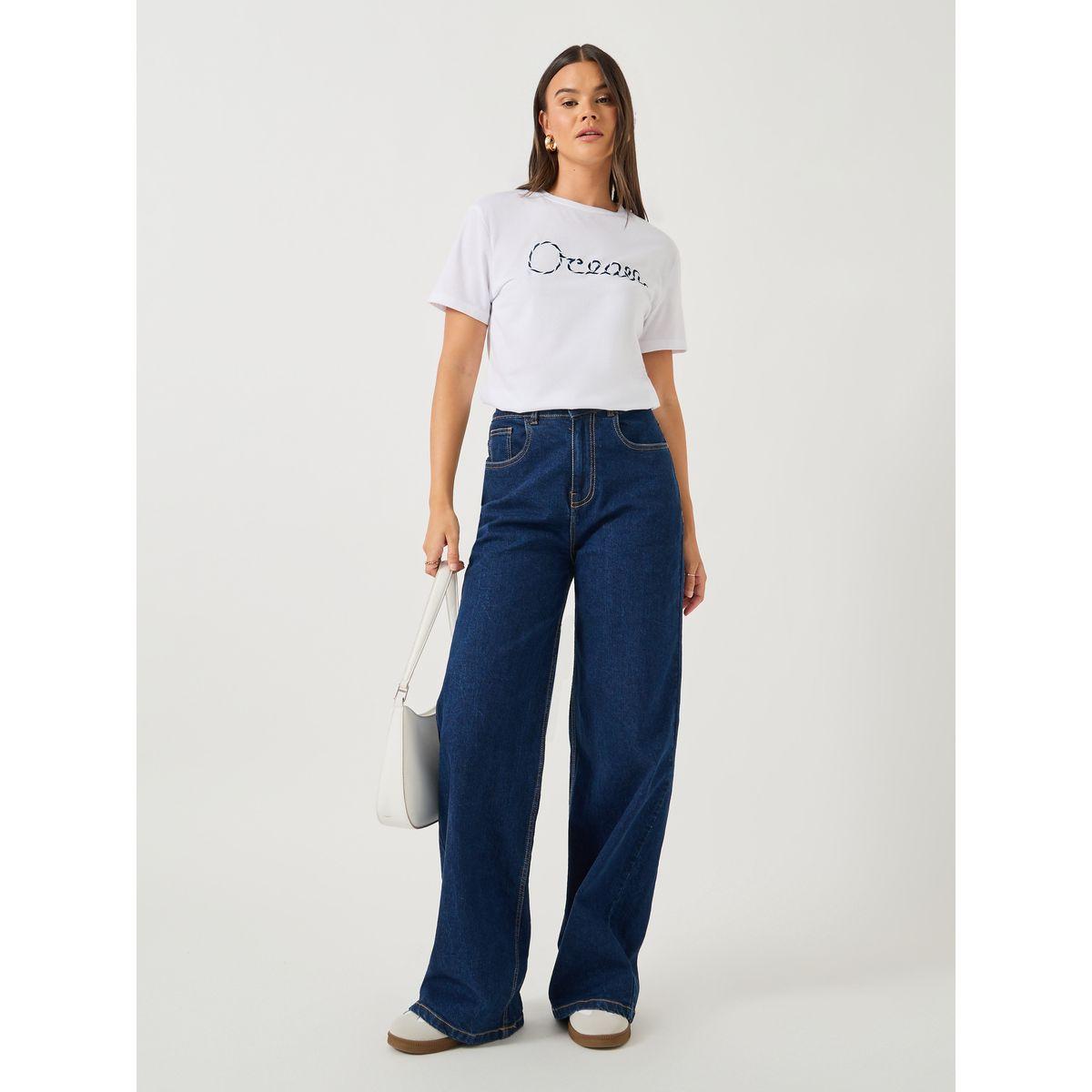 تيشيرت بقصة عادية وأكمام قصيرة-women-clothing-tshirts-image-3