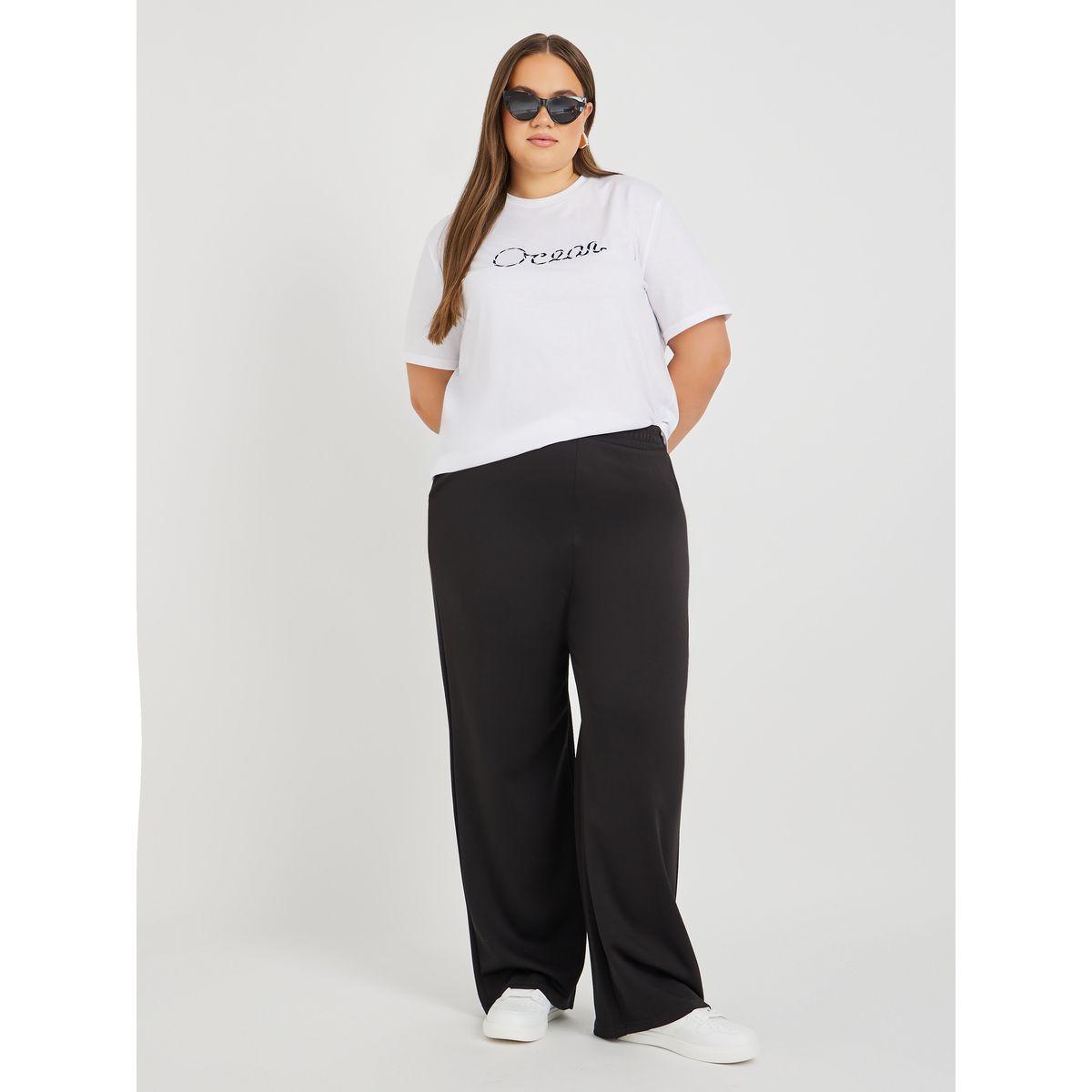 Styli Plus Size Embroidered Slogan Round Neck T-Shirt-women-clothing-tshirts-image-2