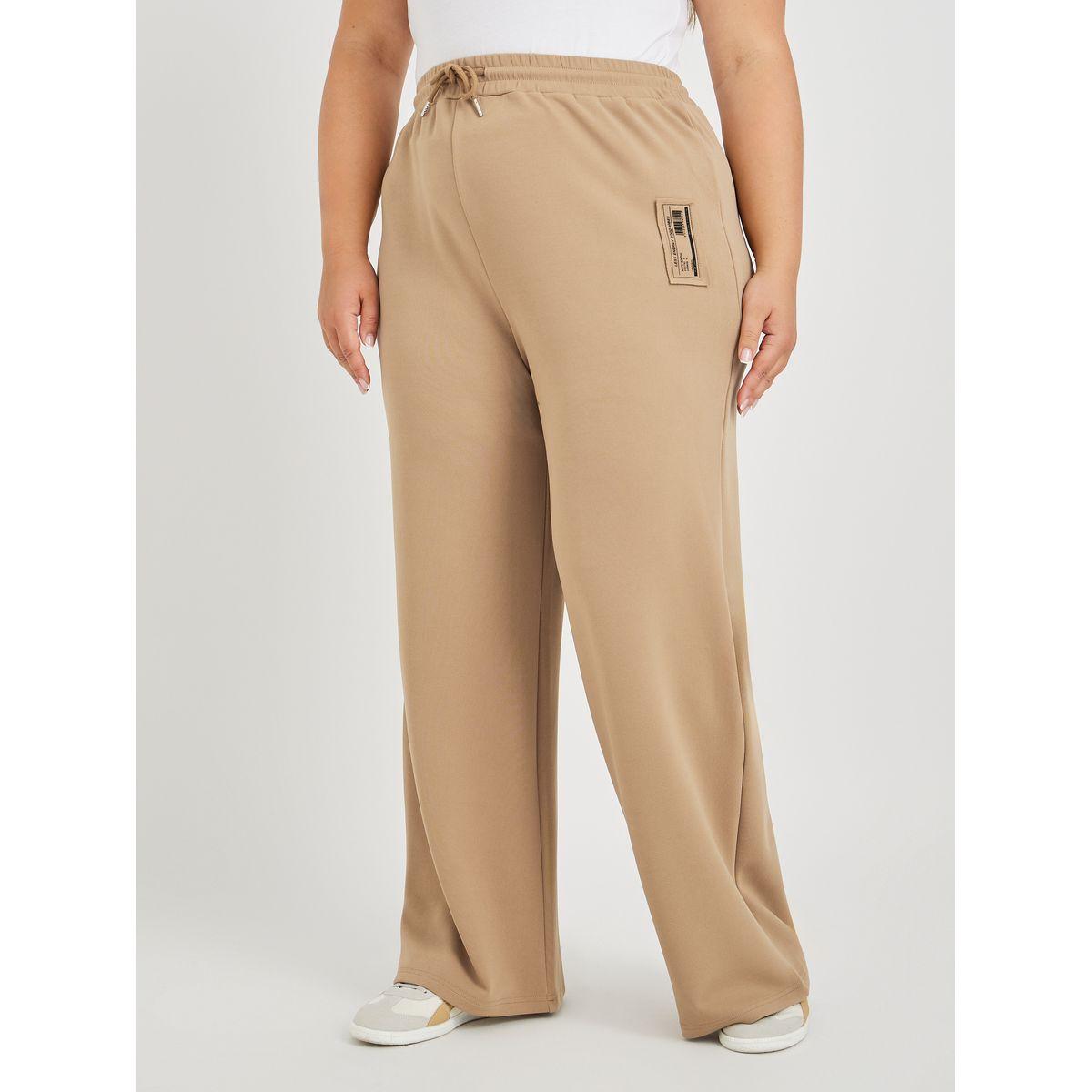 Styli Plus Size Wide Leg Joggers with Drawstring-women-clothing-bottoms-joggers-image-2