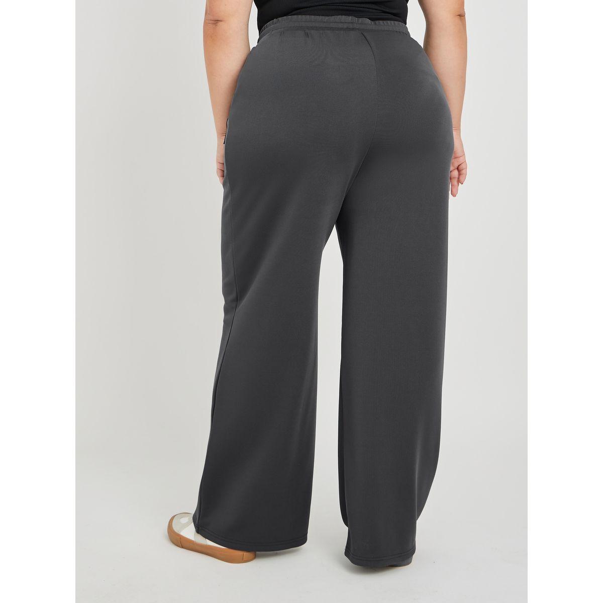 جوغر بمقاس كبير وأرجل واسعة مع أربطة-women-clothing-bottoms-joggers-image-5