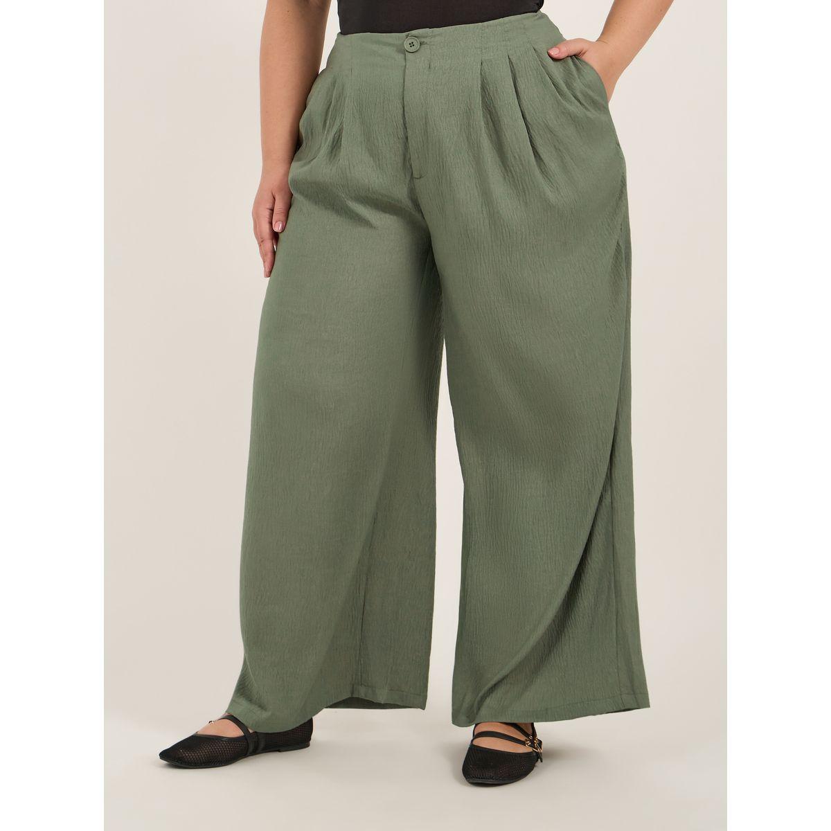 بنطال بمقاس كبير وأرجل واسعة-women-clothing-bottoms-trousers-image-2