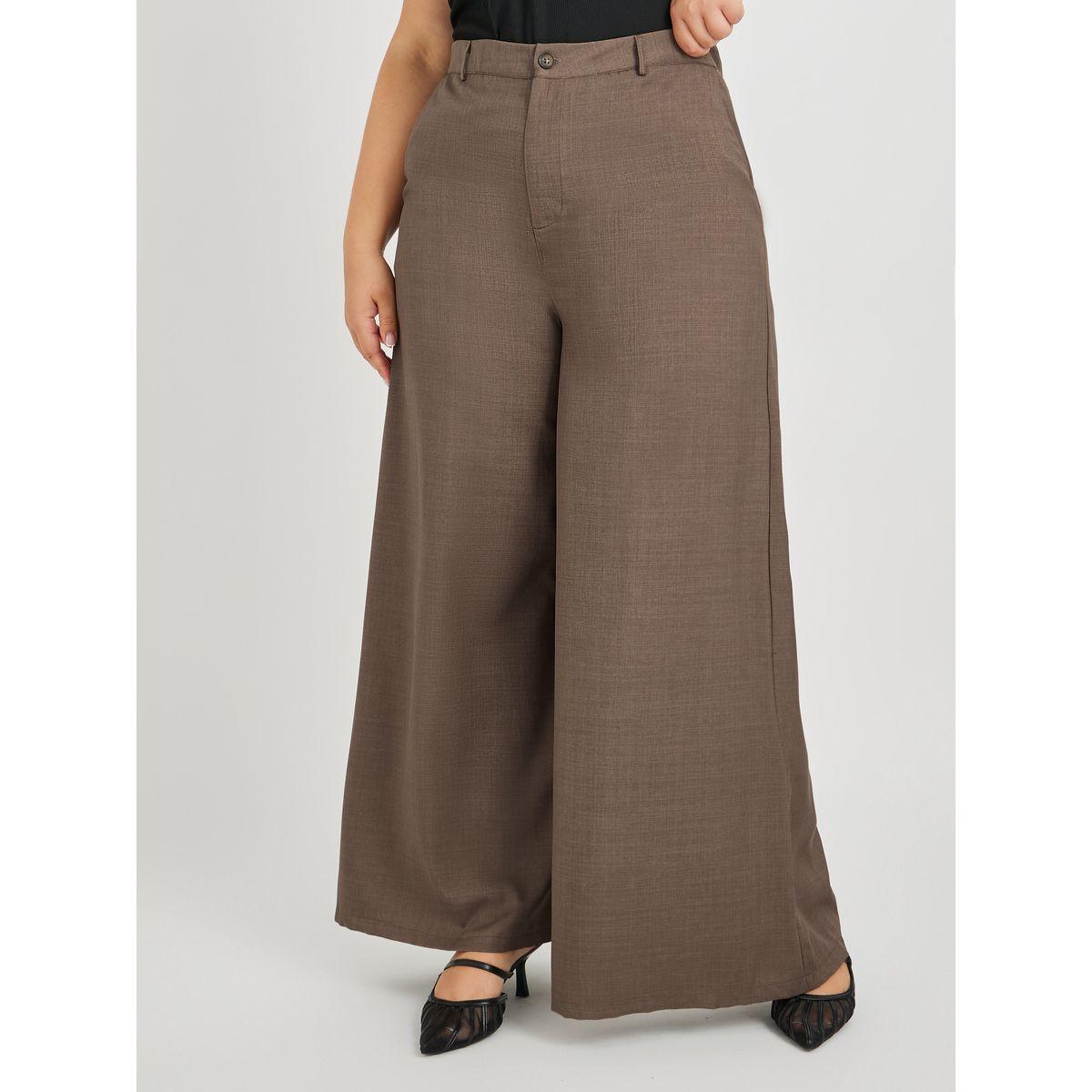 بنطال بمقاس كبير وأرجل واسعة مع خصر عالي-women-clothing-bottoms-trousers-image-2