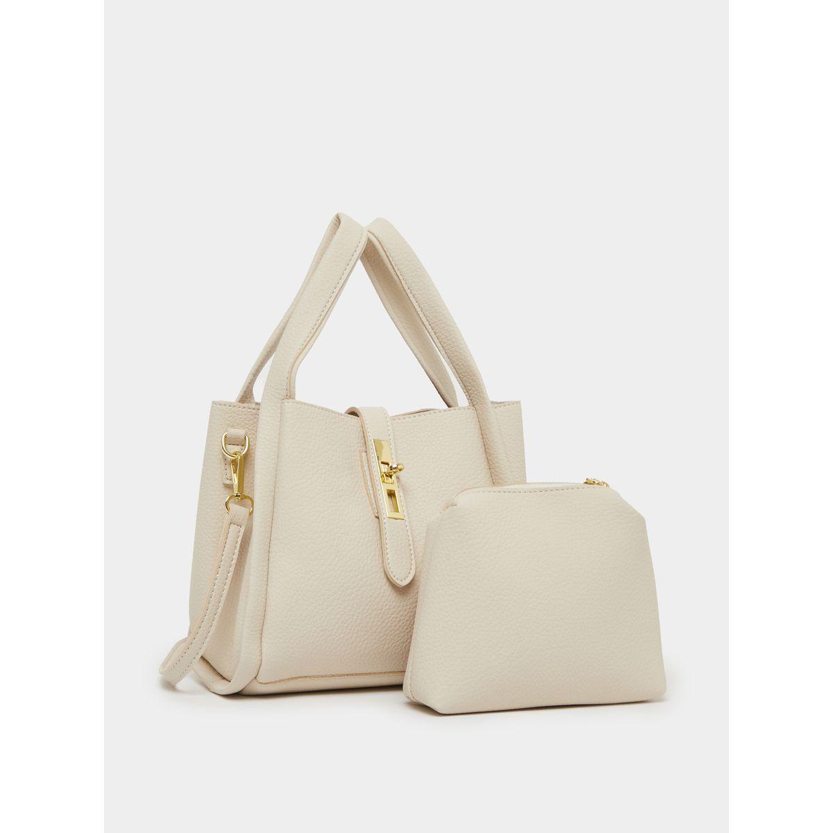 Styli Belted Front Handbag with Pouch-women-bagsandwallets-handbags-image-1