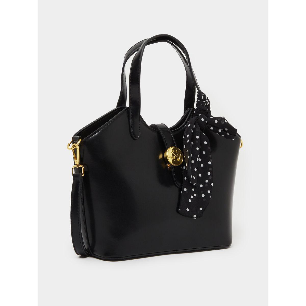 Styli Ribbon Shoulder Bag with Dual Handle-women-bagsandwallets-handbags-image-1