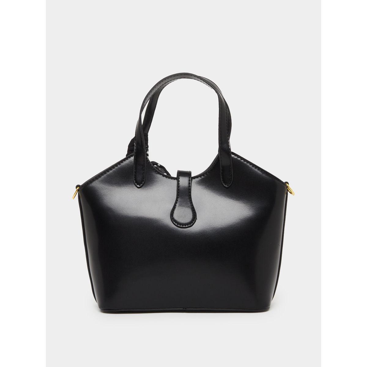 شنطة بشريط ريبون ومقبض يد مزدوج-women-bagsandwallets-handbags-image-2