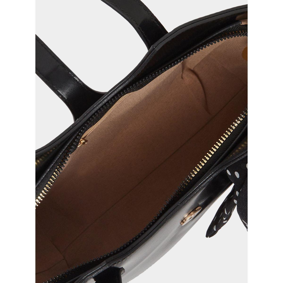 شنطة بشريط ريبون ومقبض يد مزدوج-women-bagsandwallets-handbags-image-4