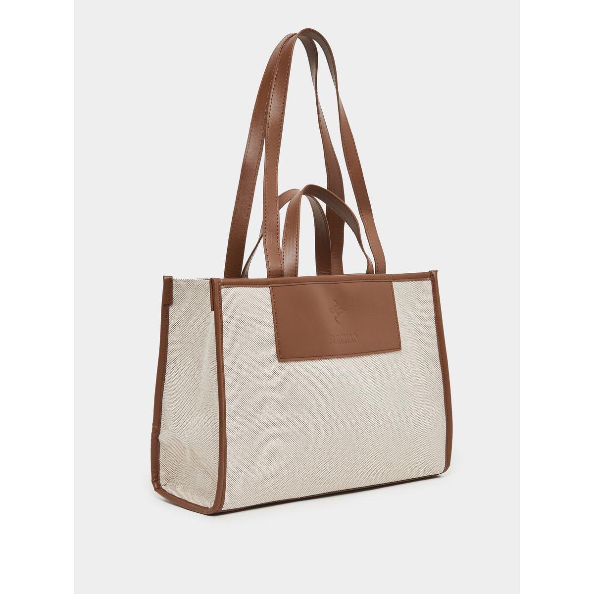 Styli Brown Two Tone Satchel Bag-women-bagsandwallets-handbags-image-1