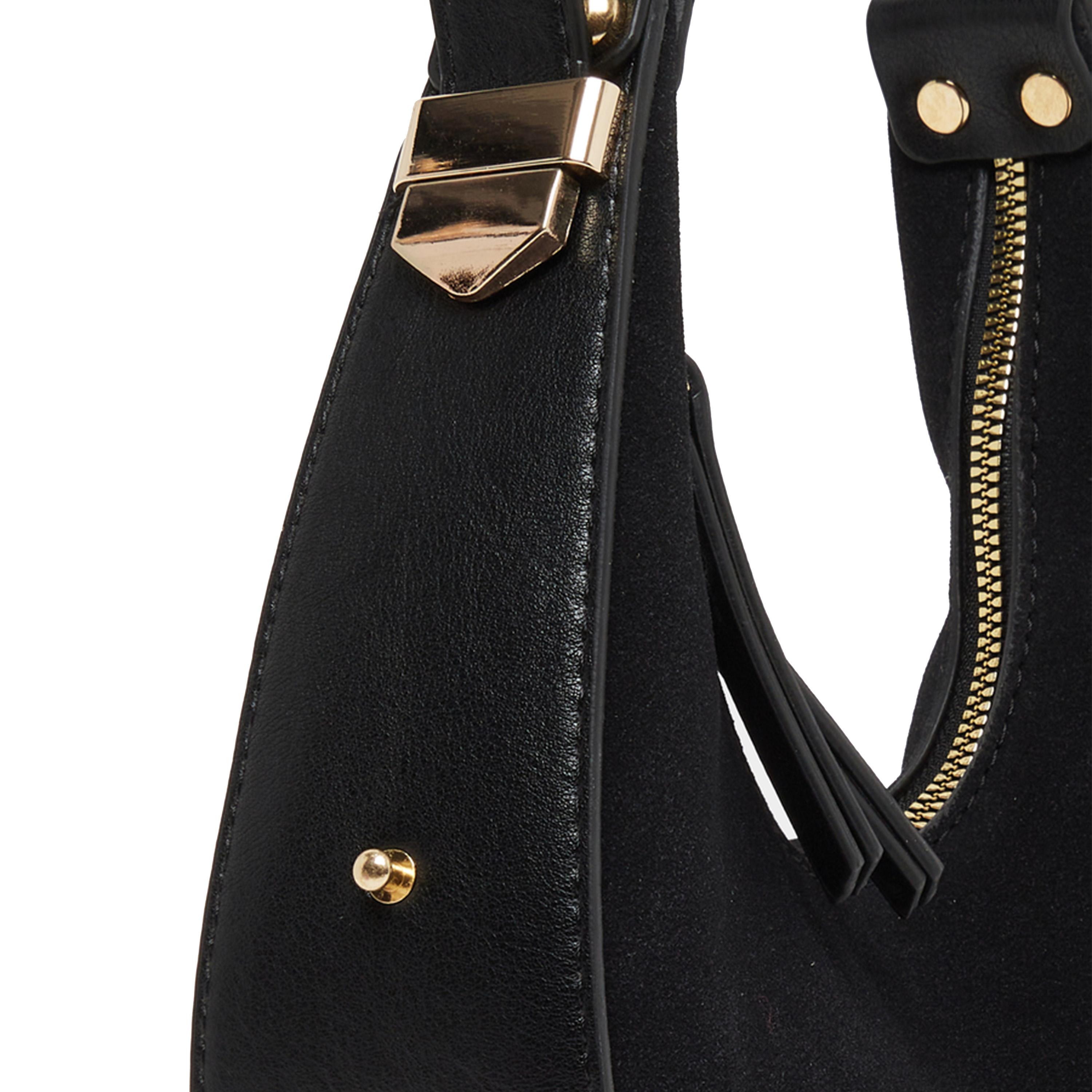 Styli Solid Shoulder Bag with Zip Closure-women-bagsandwallets-handbags-image-3