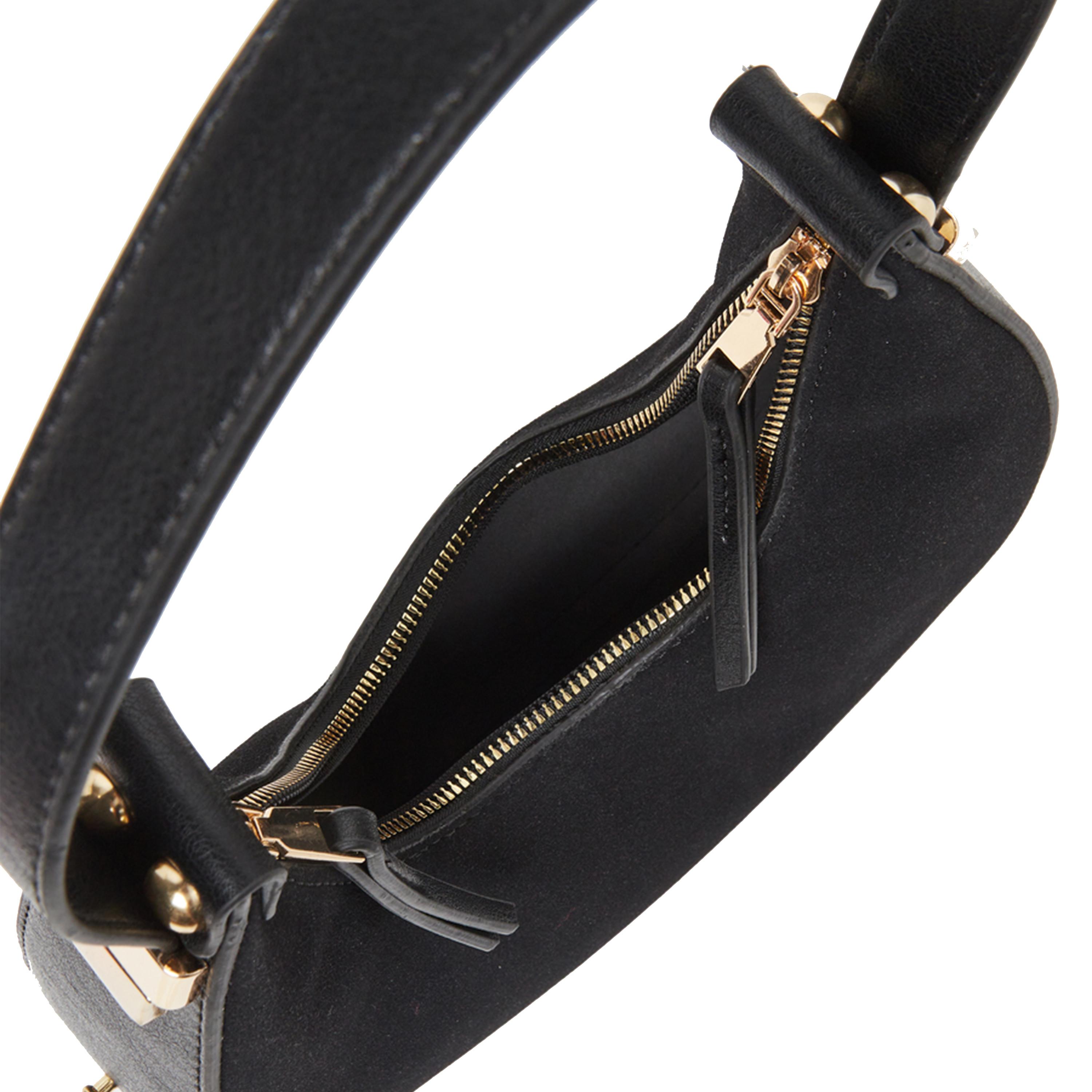 Styli Solid Shoulder Bag with Zip Closure-women-bagsandwallets-handbags-image-4