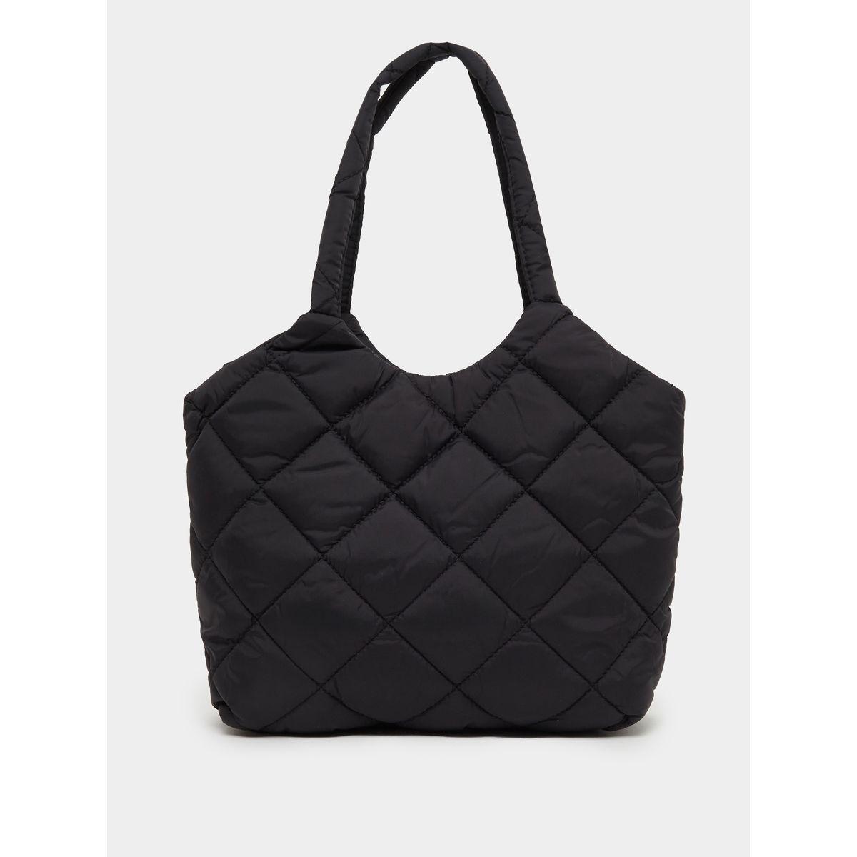 Styli Black Quilted Shoulder Bag-women-bagsandwallets-handbags-image-2