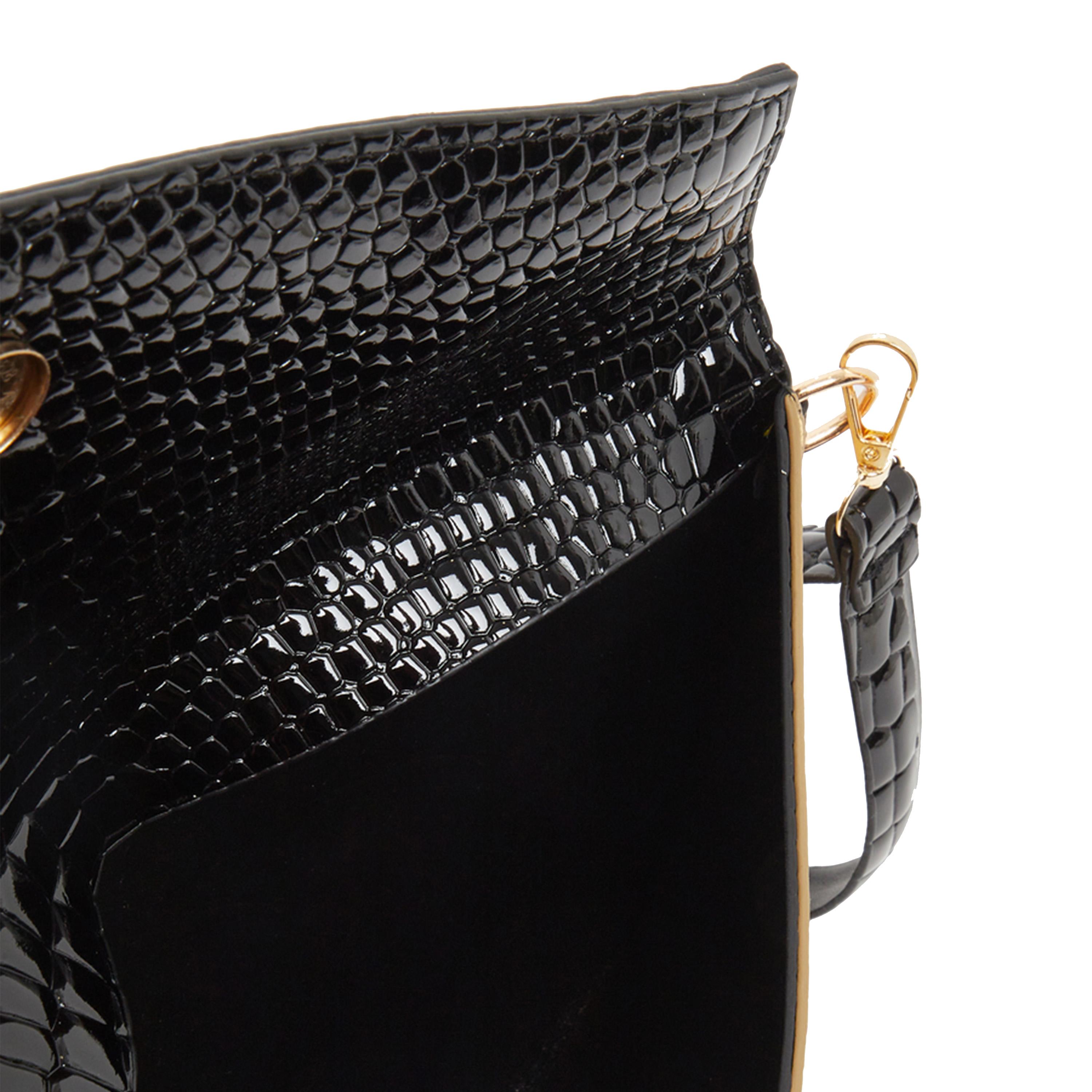 Styli Snake Skin Textured Clutch Bag-women-bagsandwallets-handbags-image-5