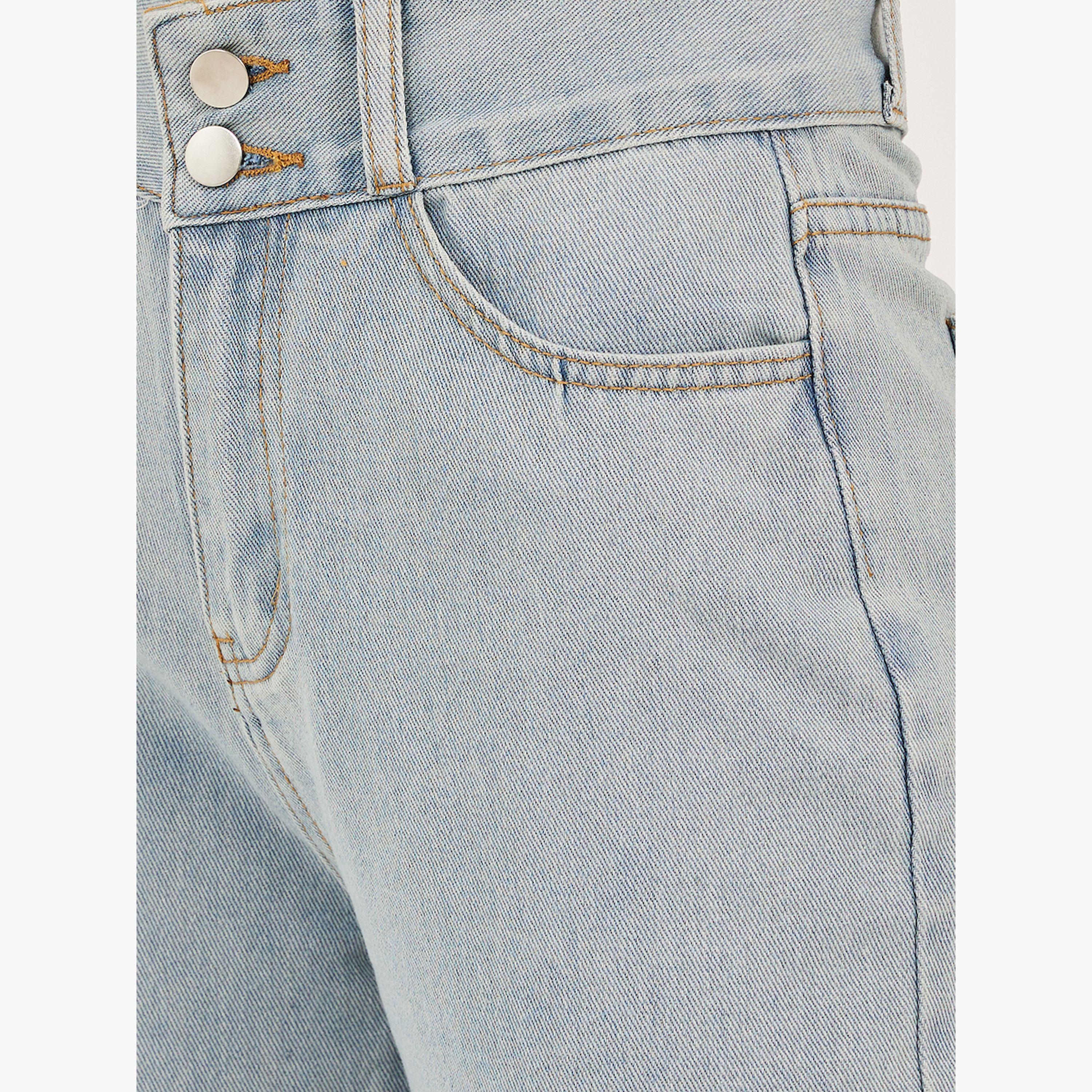 Styli Mid Rise Plain Wide Leg Jeans-women-clothing-bottoms-jeans-image-3