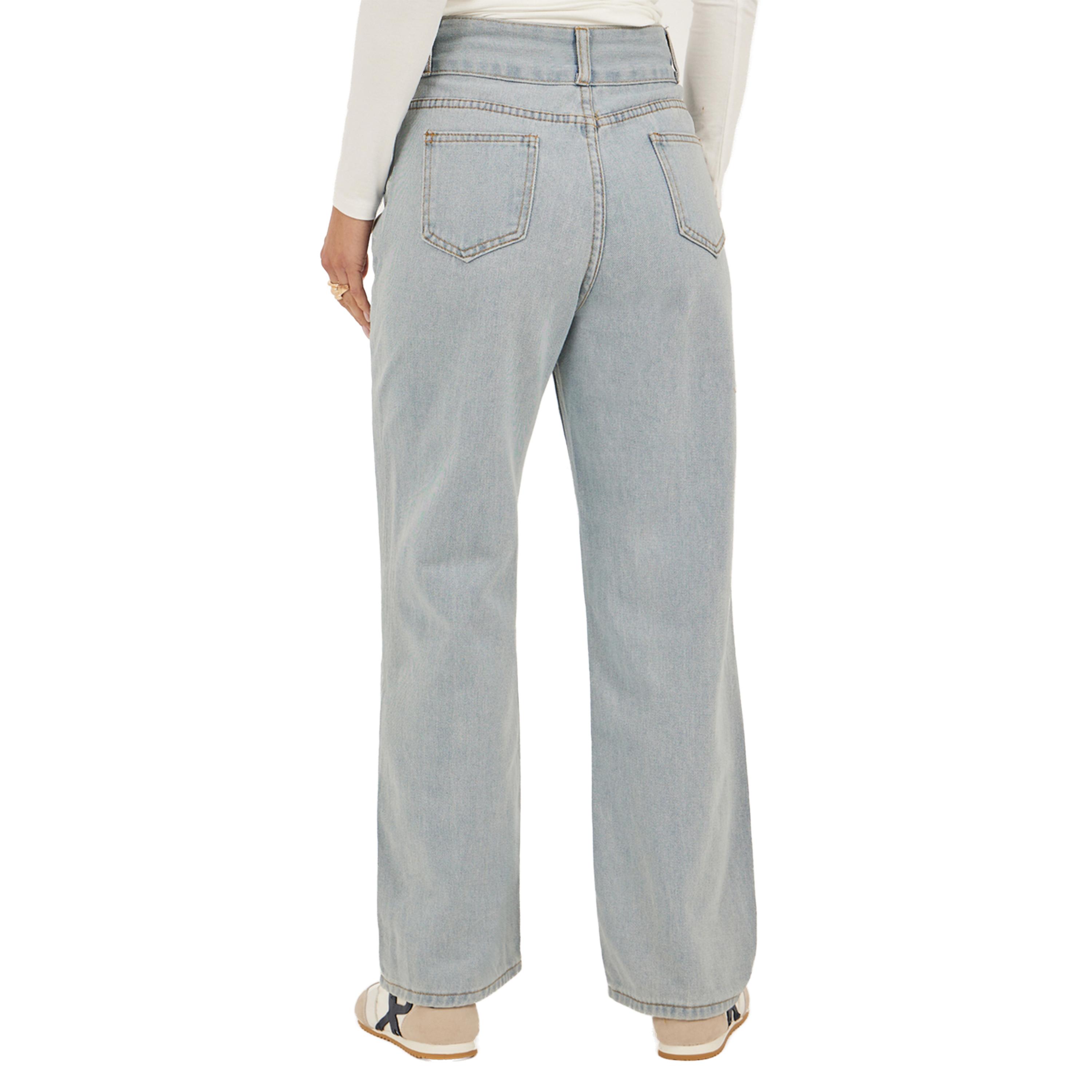 Styli Mid Rise Plain Wide Leg Jeans-women-clothing-bottoms-jeans-image-4