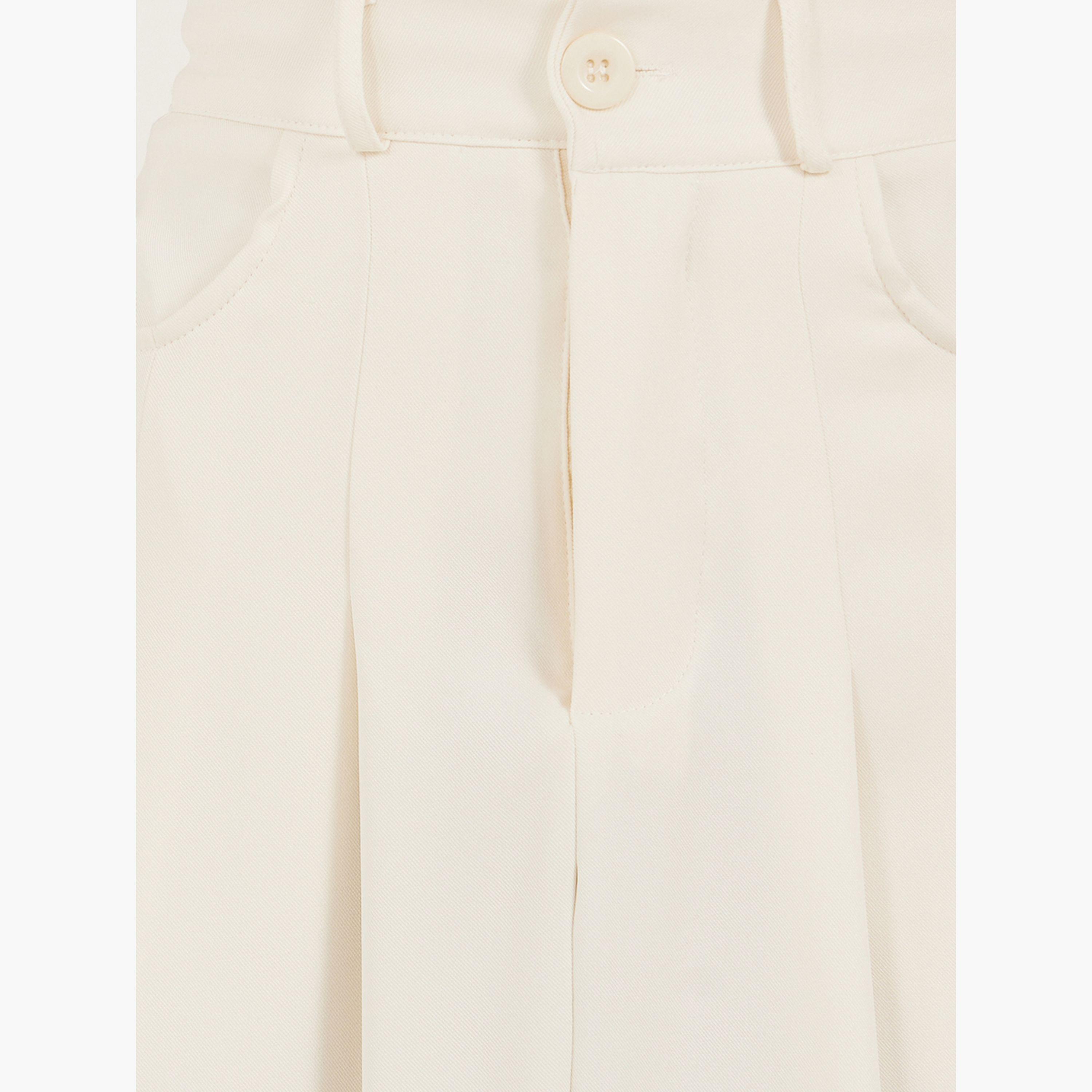 ستايلي - تنورة مطوية متوسطة الارتفاع على شكل حرف A-women-clothing-bottoms-skirts-image-3