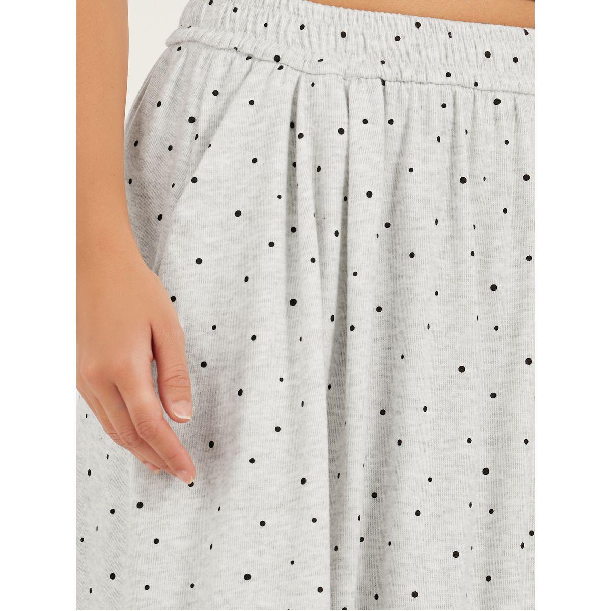 تنورة ميدي بكسرات وحافة واسعة-women-clothing-bottoms-skirts-image-3