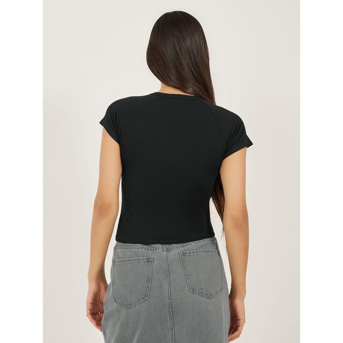 Styli Whiskered Denim A-Line Midi Skirt with Front Slit-women-clothing-bottoms-skirts-image-5