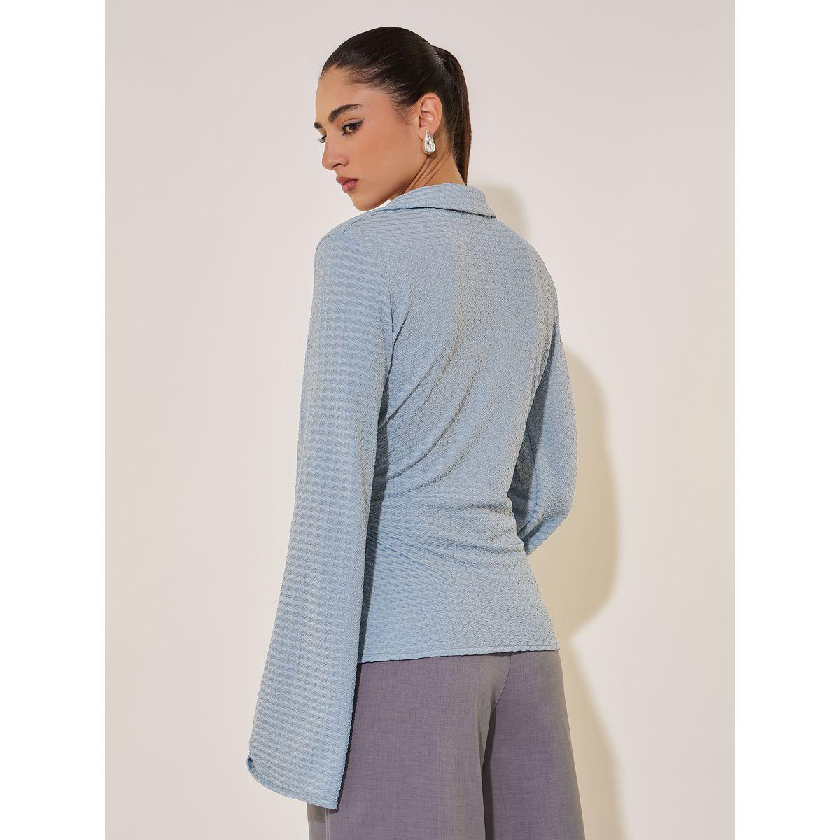 بلوزة بنمط لف وأكمام طويلة-women-clothing-shirtsandblouses-blouses-image-5