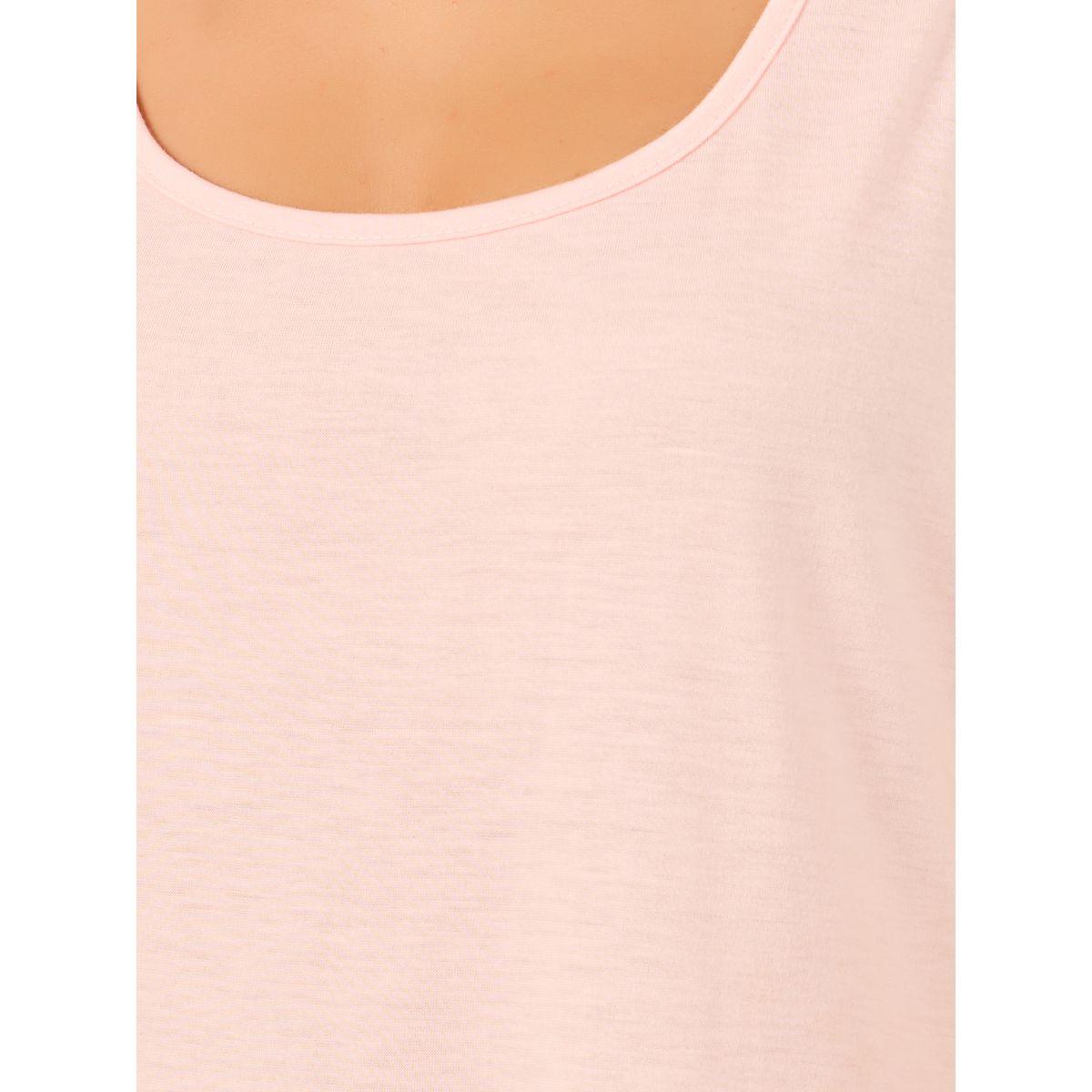 Styli Contrast Lettuce-Edge Hem Cross Back Strap Slip Dress-women-clothing-nightwear-nighties-image-3