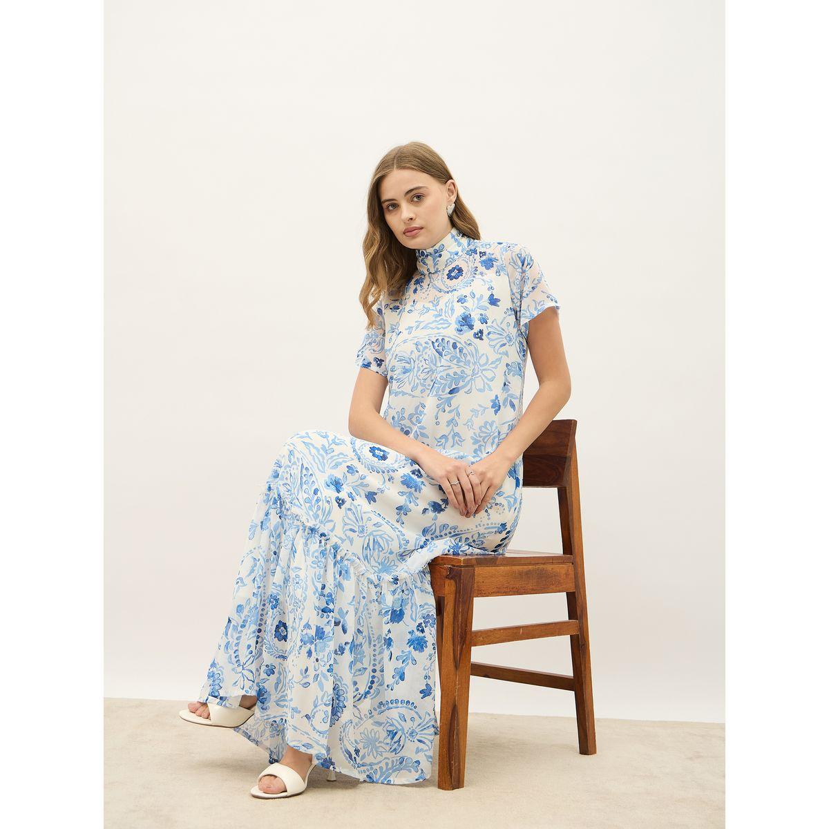 Styli All-Over Print High Neck A-Line Maxi Dress-women-clothing-dresses-image-6