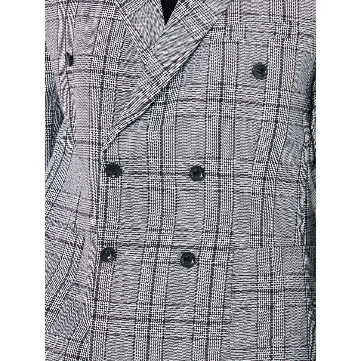 بدلة كاروهات بصفين أزرار مع بنطال-men-clothing-coordsets-image-4
