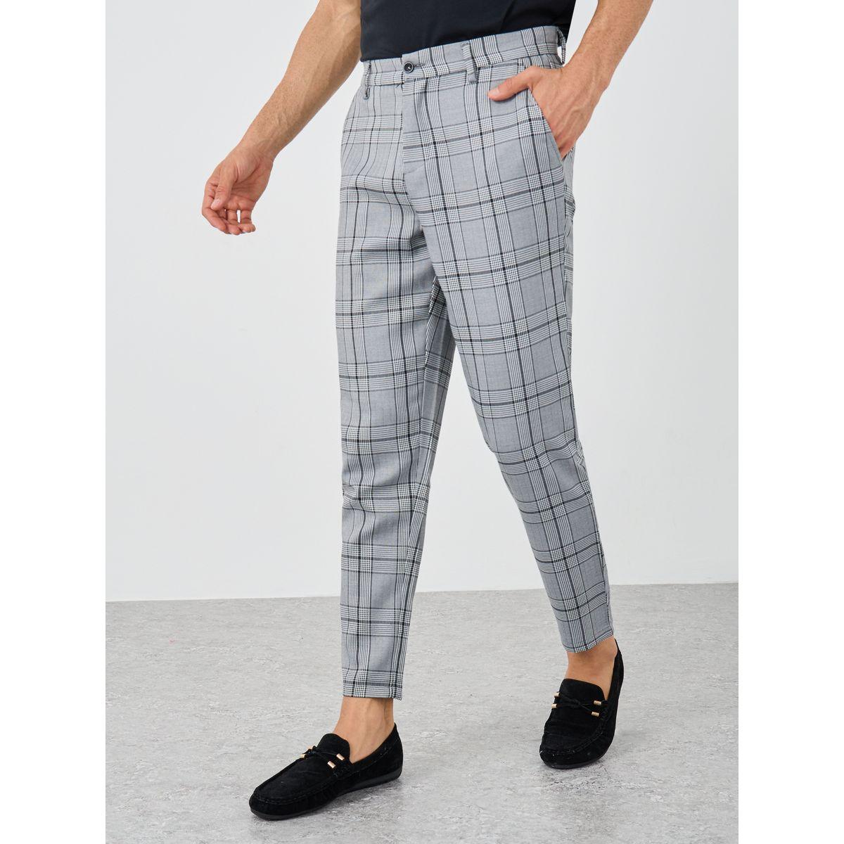 بدلة كاروهات بصفين أزرار مع بنطال-men-clothing-coordsets-image-6