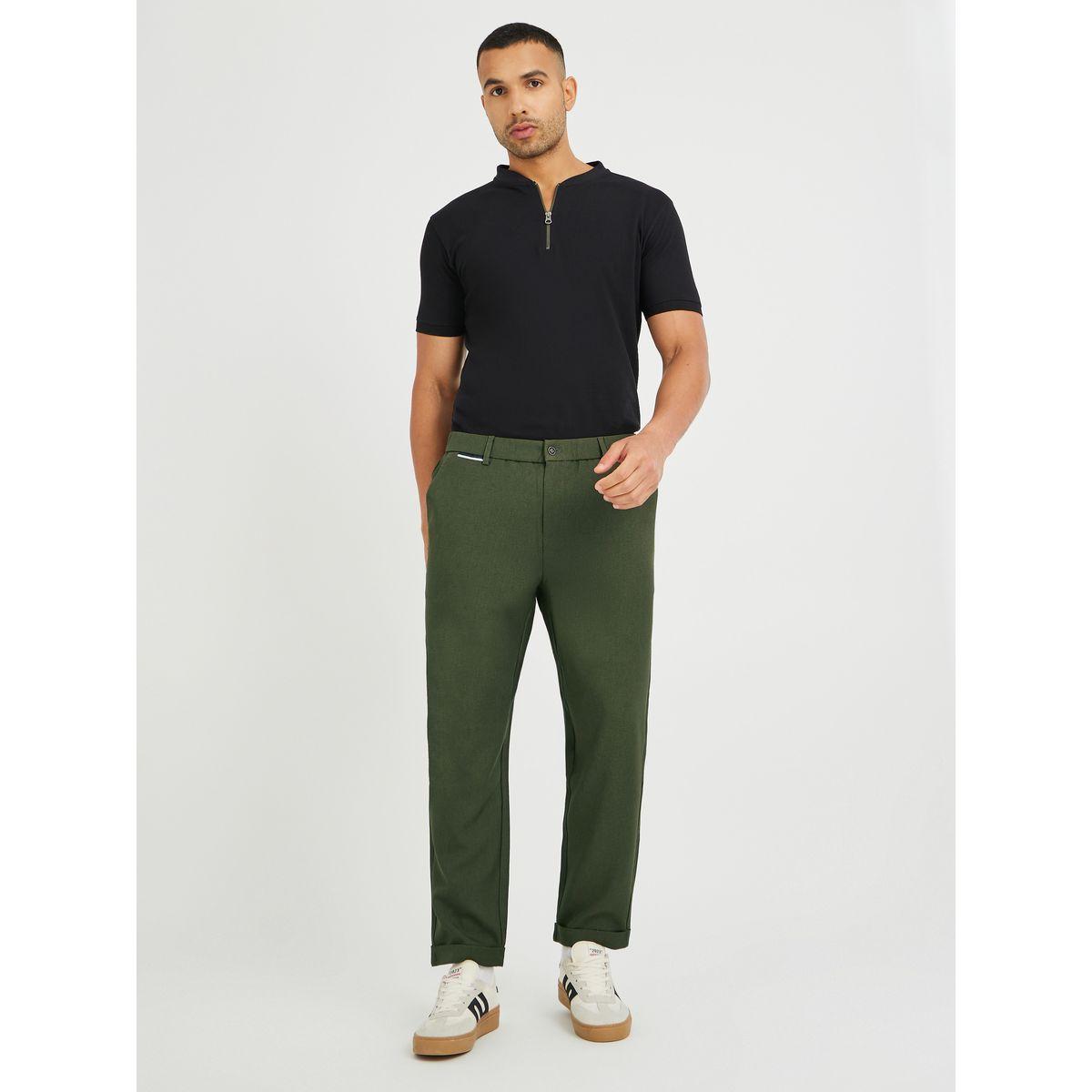 Styli Solid Relaxed Fit Chino Pants with Pockets-men-clothing-bottoms-trousersandchinos-trousers-image-2