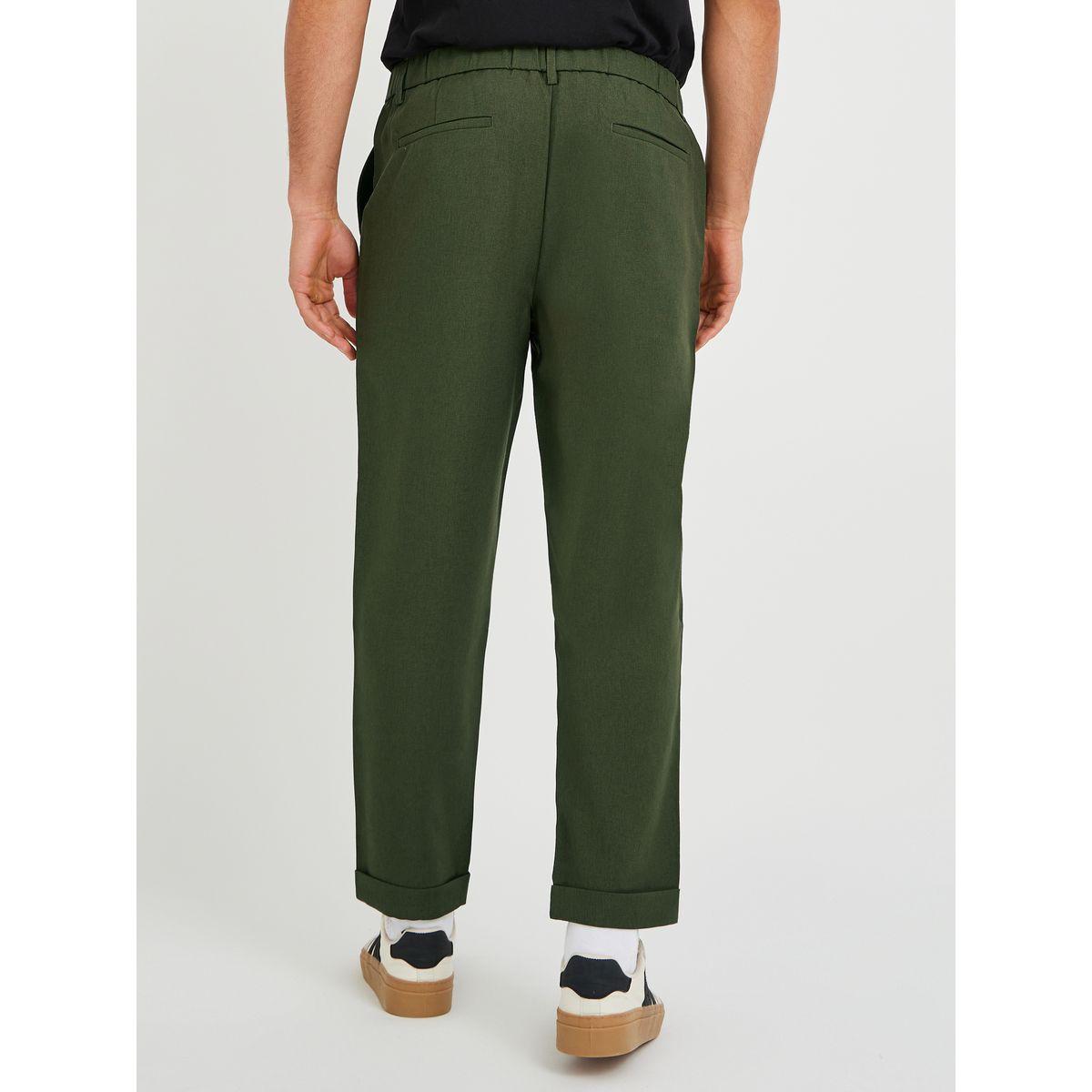 بنطال تشينو سادة بقصة مريحة وجيوب-men-clothing-bottoms-trousersandchinos-trousers-image-4