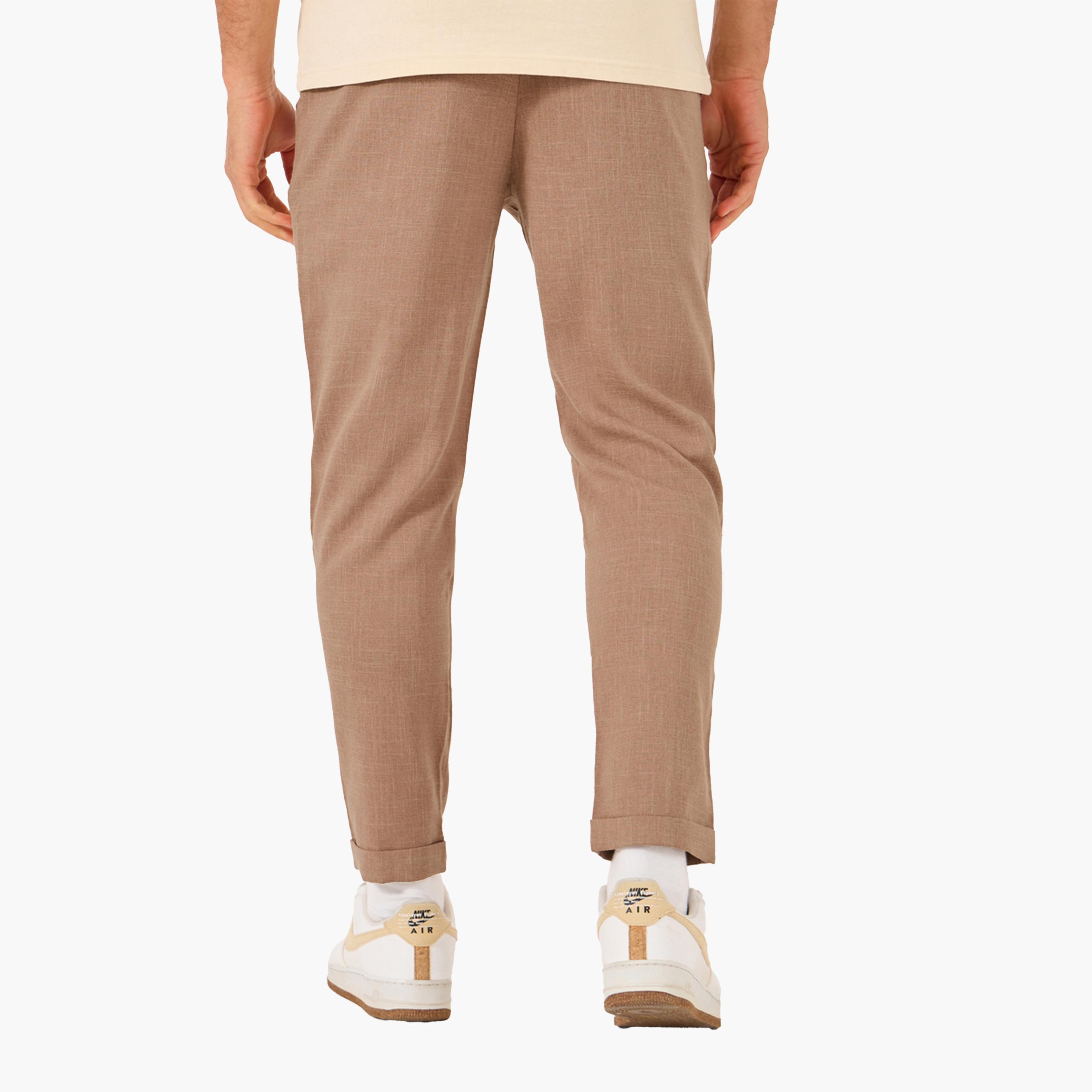Take Two Solid Drawstring Waist Tapered Fit Pants-men-clothing-bottoms-trousersandchinos-trousers-image-5
