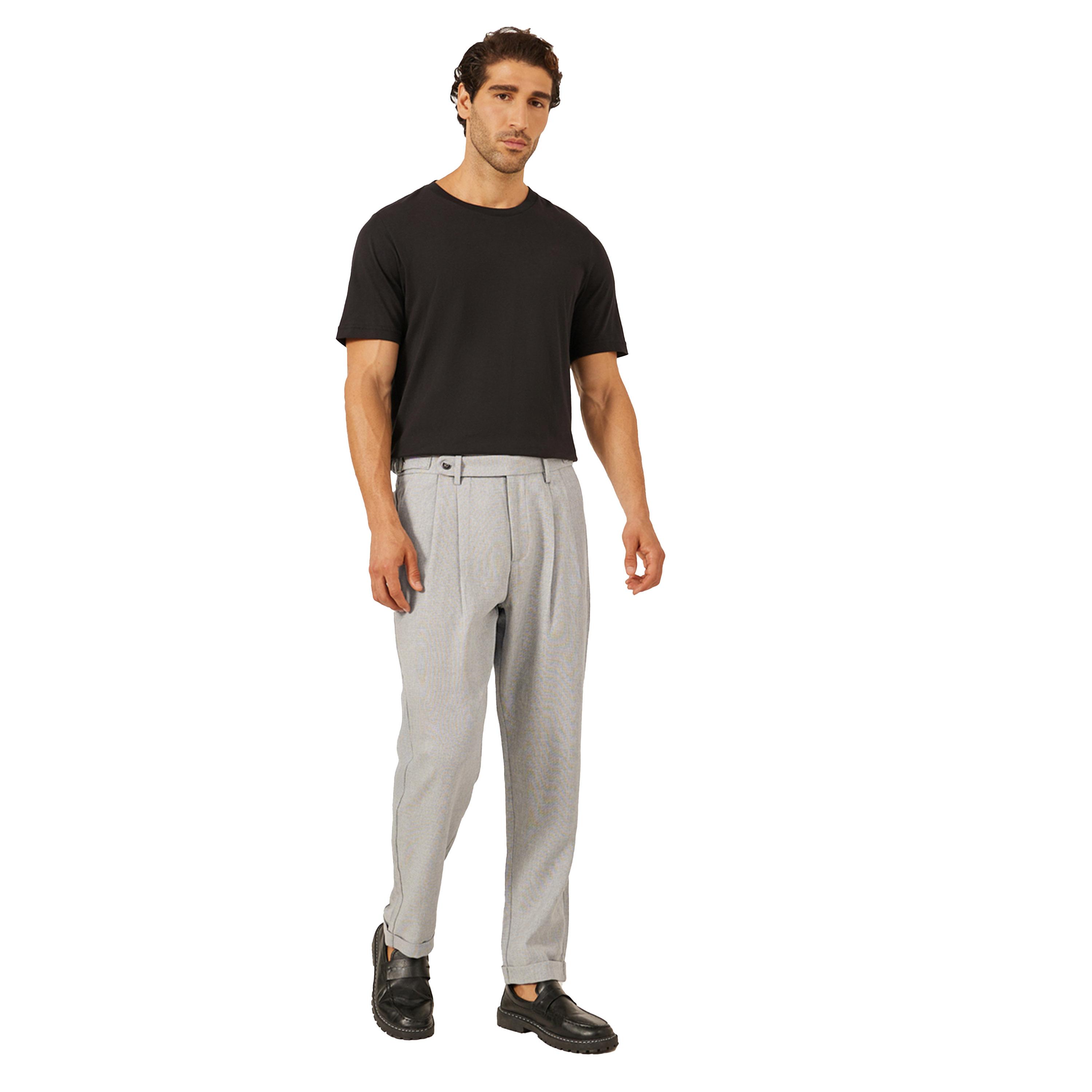 Take Two Solid Pleated Relaxed Fit Pants-men-clothing-bottoms-trousersandchinos-trousers-image-2