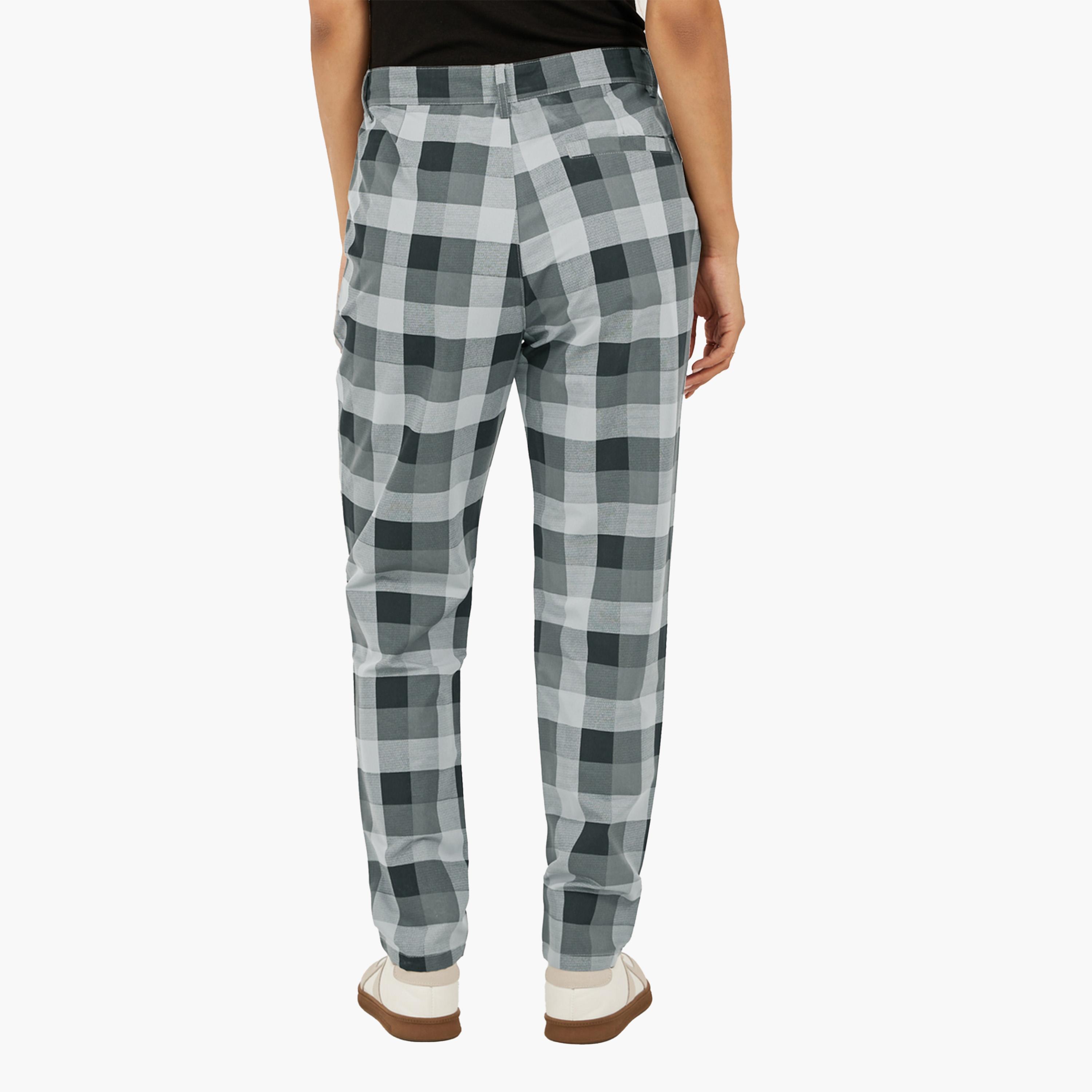 Take Two Men Plaid Flat Front Slim Fit Pants with Pockets-men-clothing-bottoms-trousersandchinos-trousers-image-4