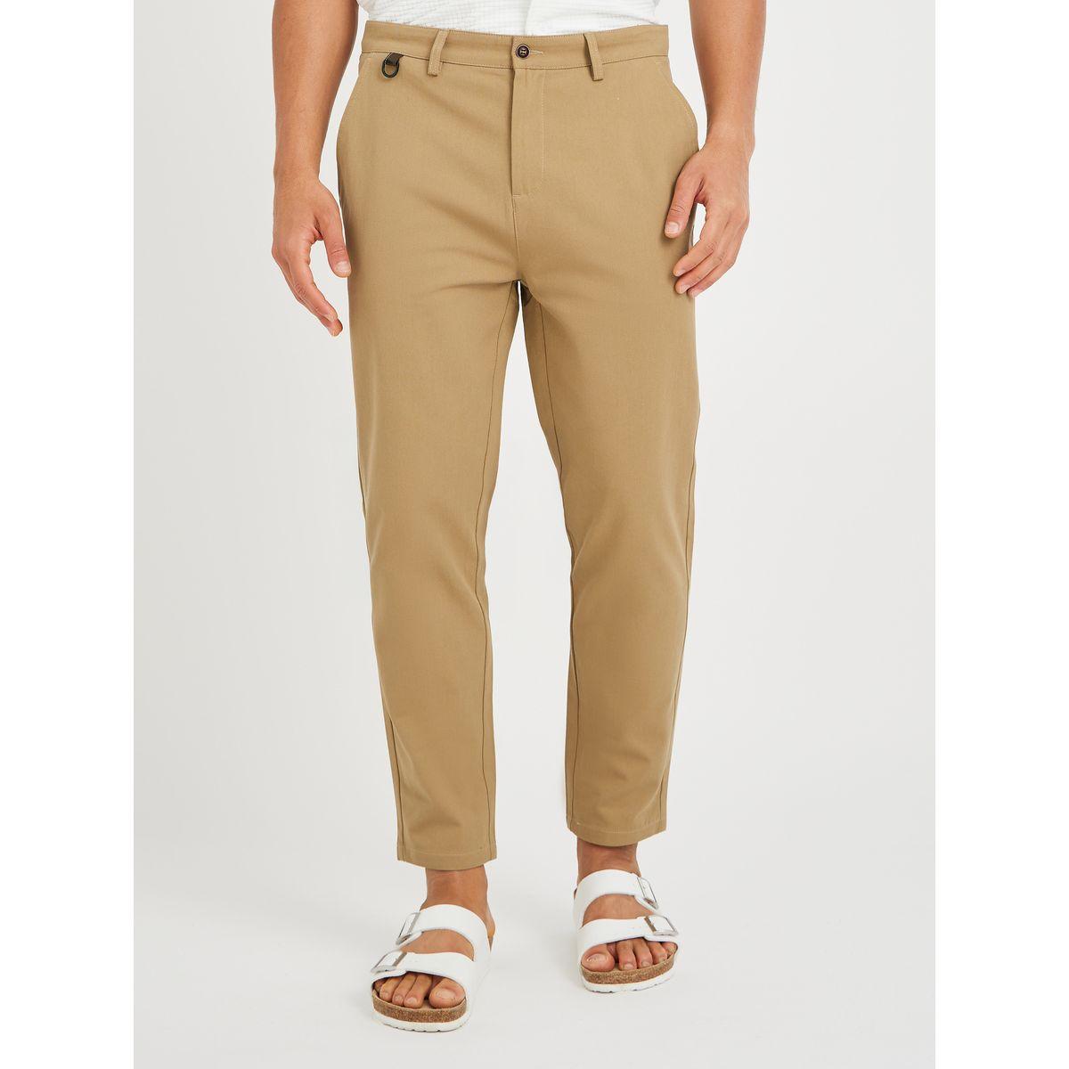 Styli Solid Mid Rise Relaxed Fit Chino Pants-men-clothing-bottoms-trousersandchinos-trousers-image-1