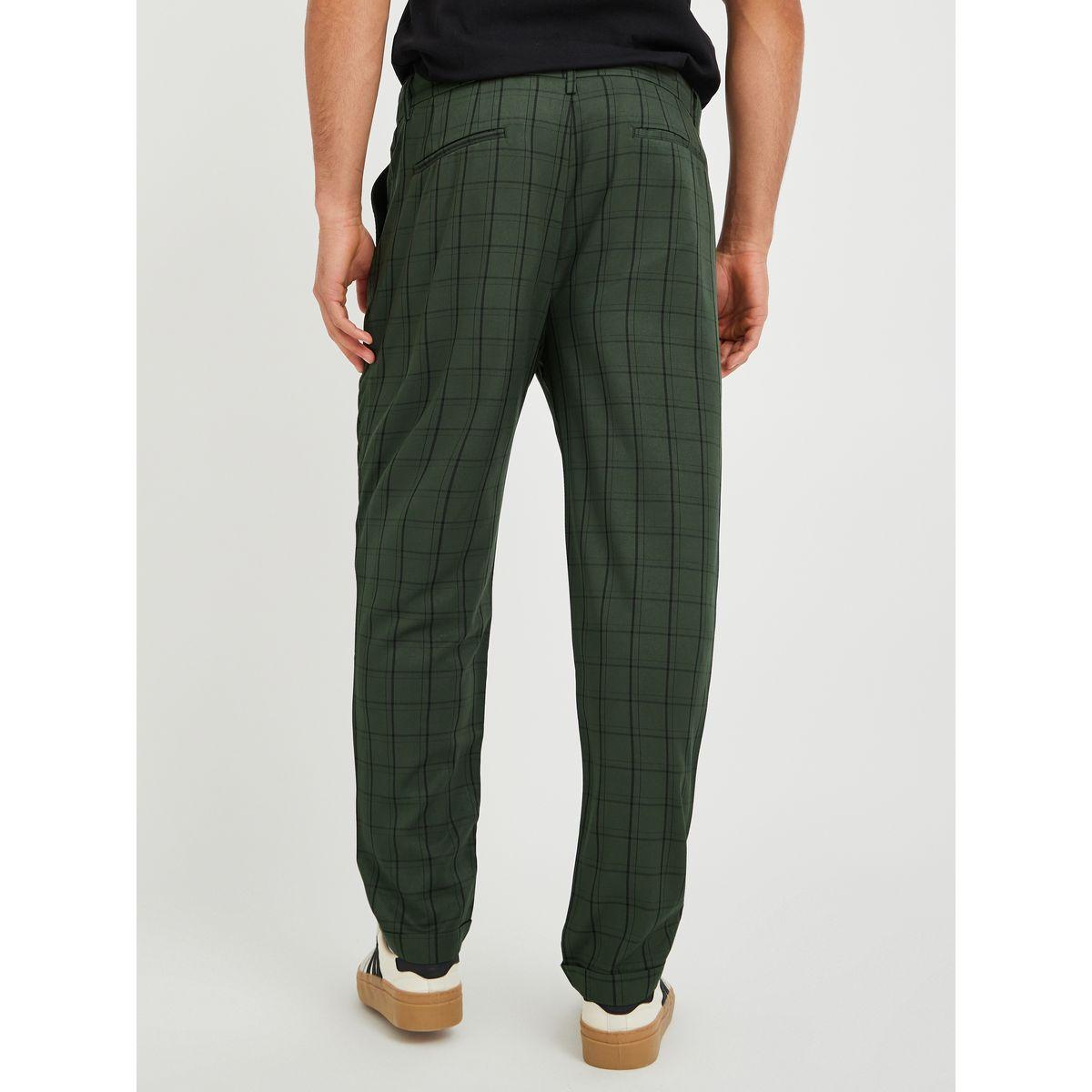 Styli Checked Print Slant Pocket Pants-men-clothing-bottoms-trousersandchinos-trousers-image-4